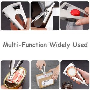 V Shaped Stainless Steel Multi Opener Durable 24