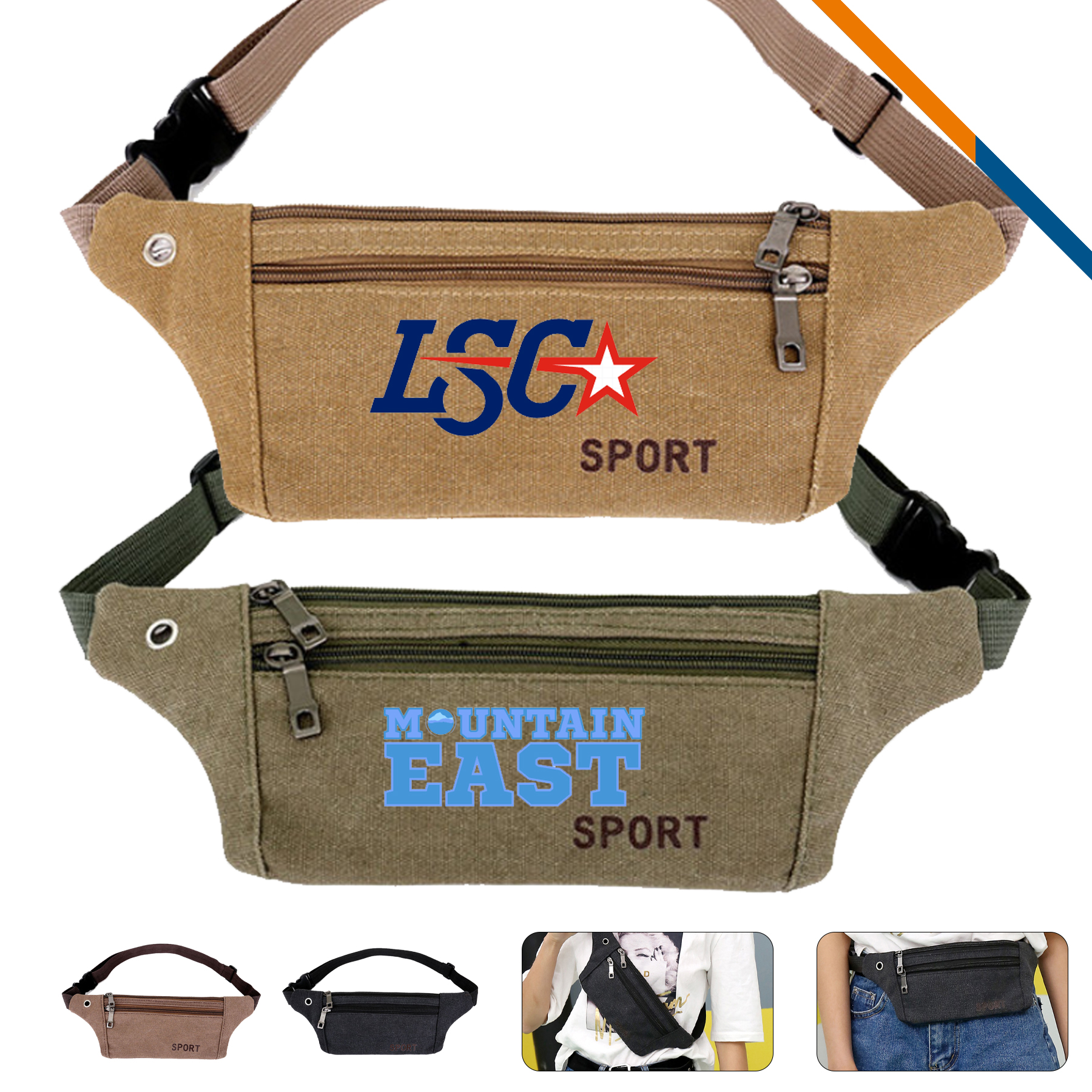 Linta Canvas Fanny Pack 1