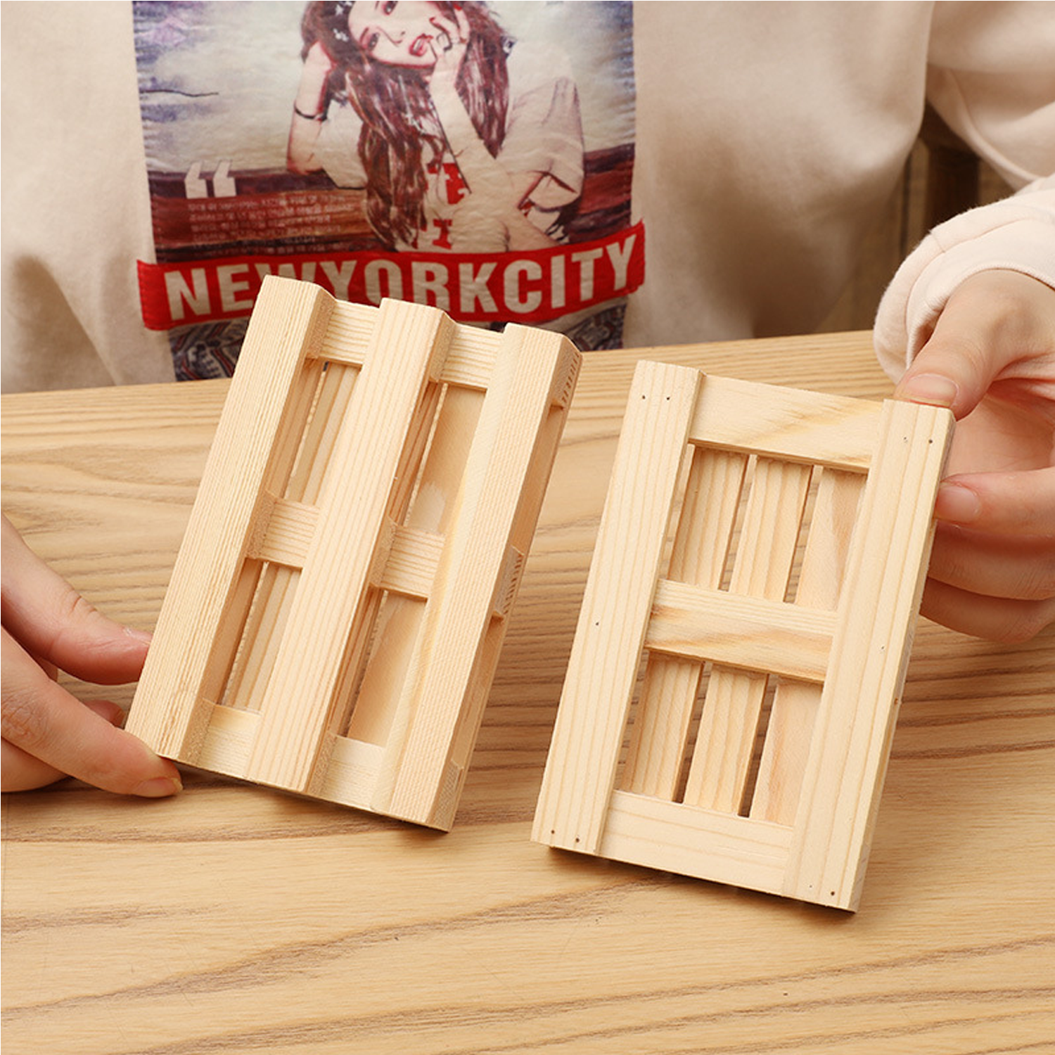 Multi Functional Wooden Pallet Drink Coasters 1