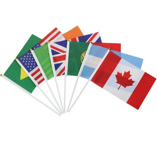 Single Reverse Cotton Stick Flags 2