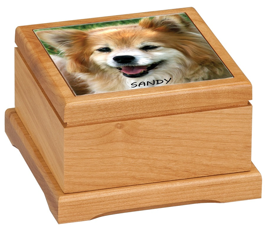 Red Alder Pet Urn 2
