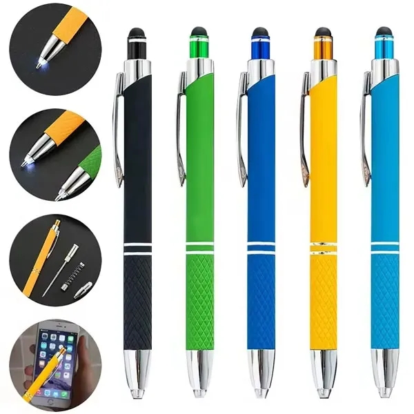 3 In 1 LED Light Stylus Ballpoint Pen 3