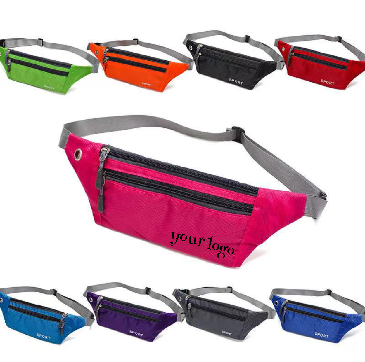 2 Zipper Fanny Pack 1