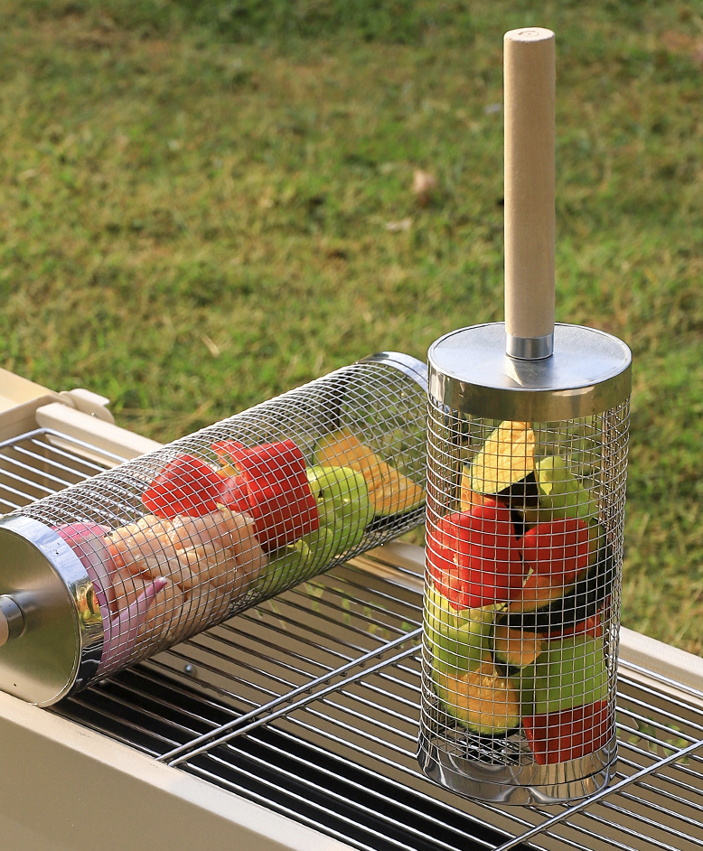 Rolling Grill Basket 4