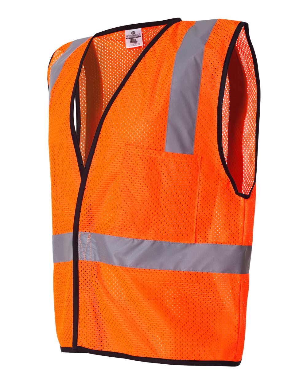 Unisex Economy Single Pocket Hook-and-Loop Mesh Vest - 1193-1194 4