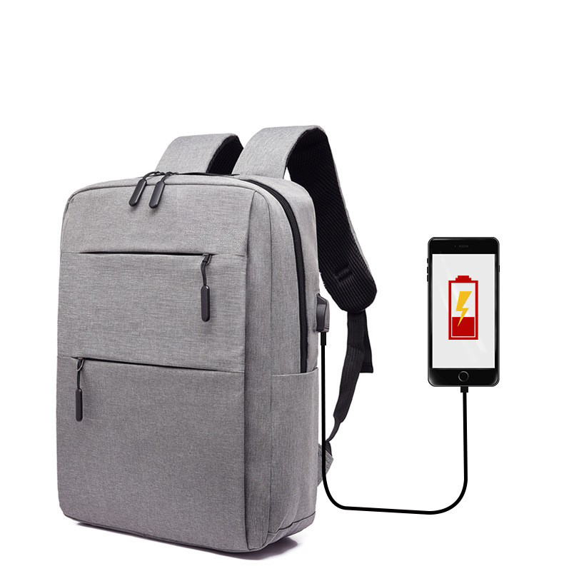 Slim Durable Laptops Travel Backpacks with USB Charging Port 12