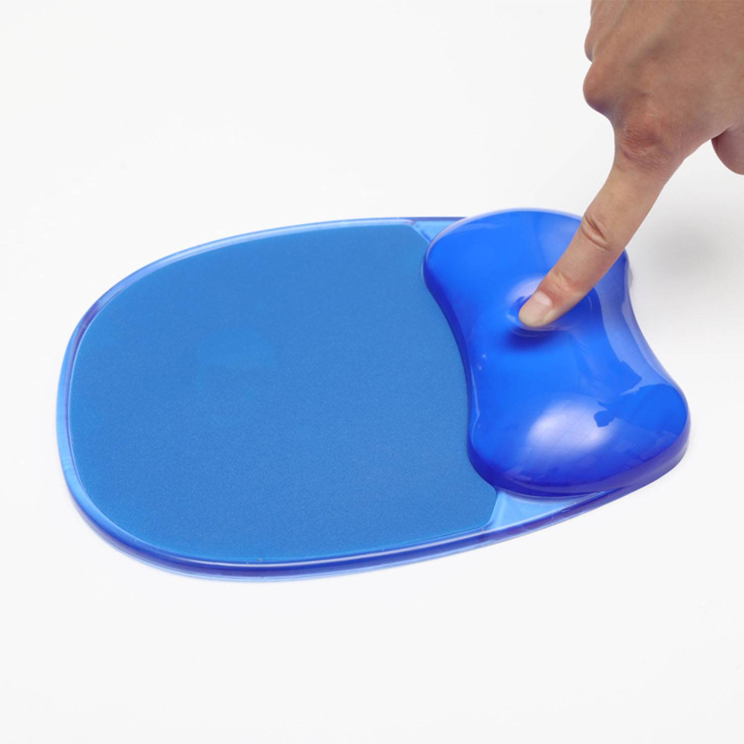 PU Leather Mouse Pad with Silicone Wrist Rest 3