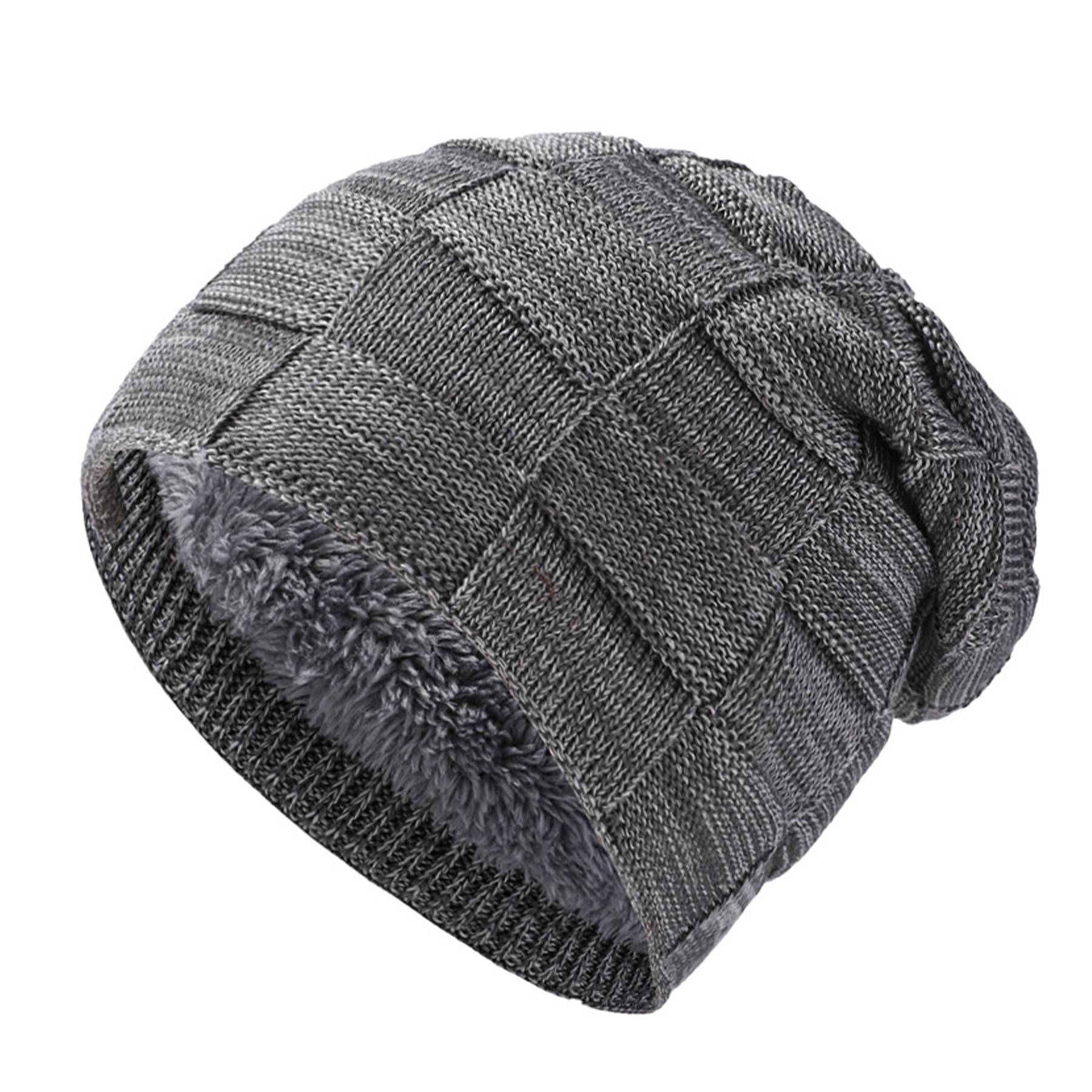 Acrylic Warm stretch-knit beanie 4
