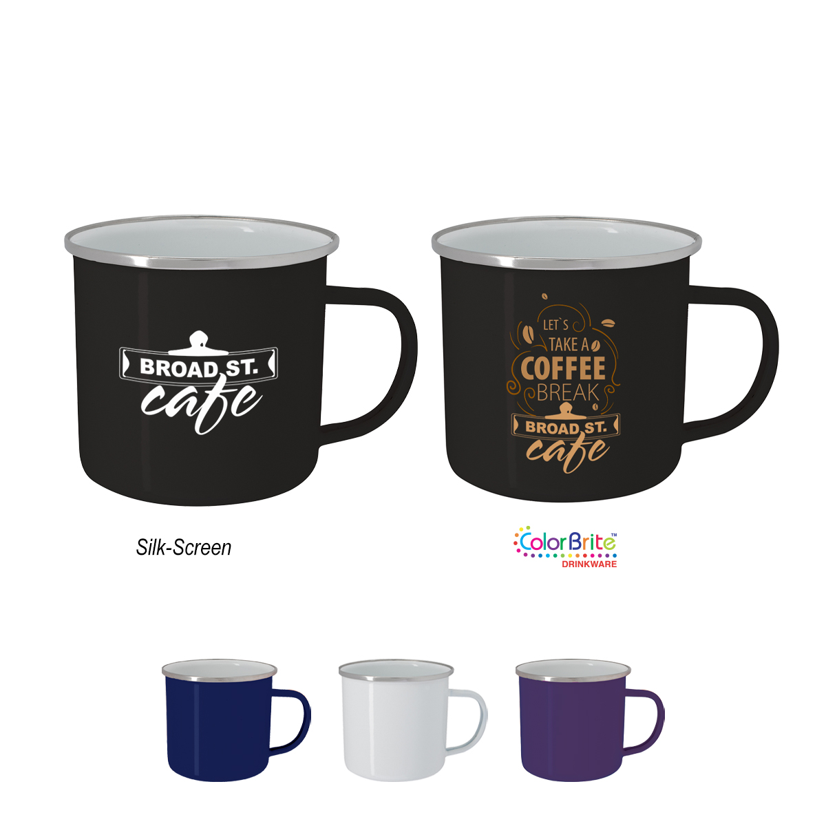 16 Oz. Enamel Campfire Mug 8