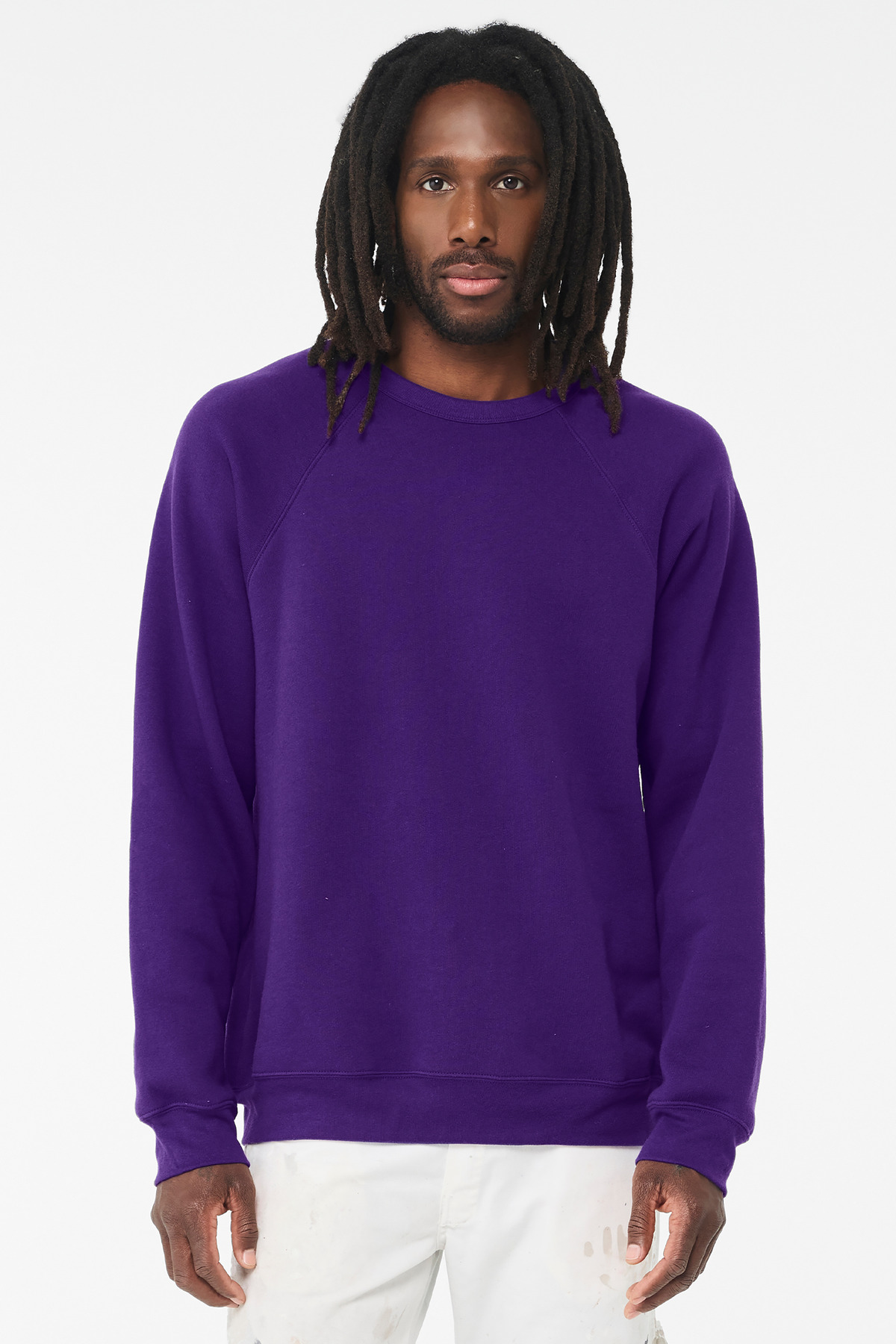 BELLA+CANVAS Unisex Sponge Fleece Raglan Sweatshirt. BC3901 50