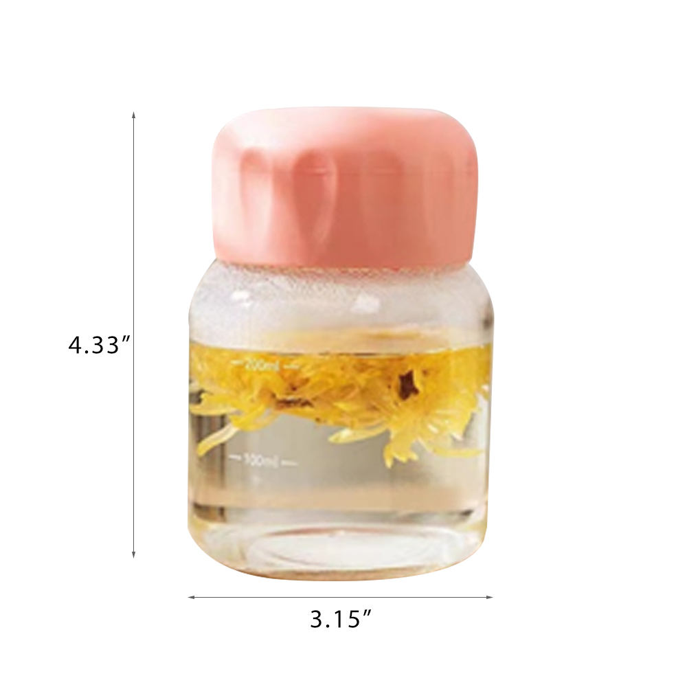 10oz glass with a lid mini scale 2