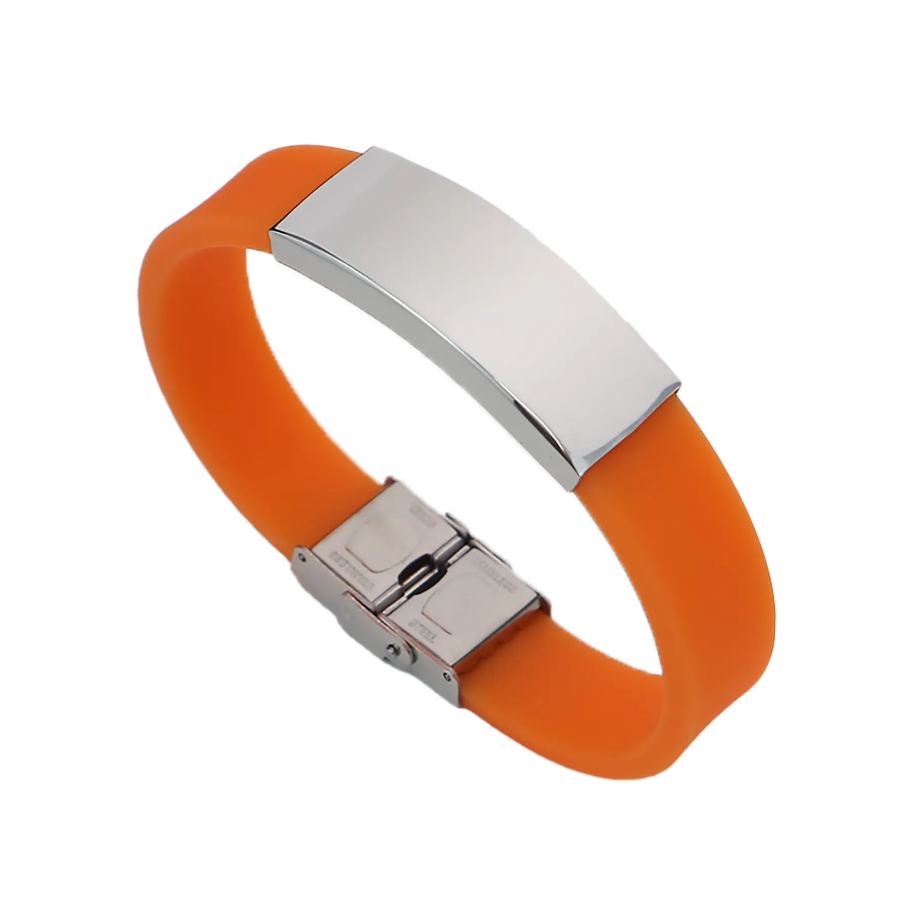 Stainless Steel Personalized Engraved Bracelet 8