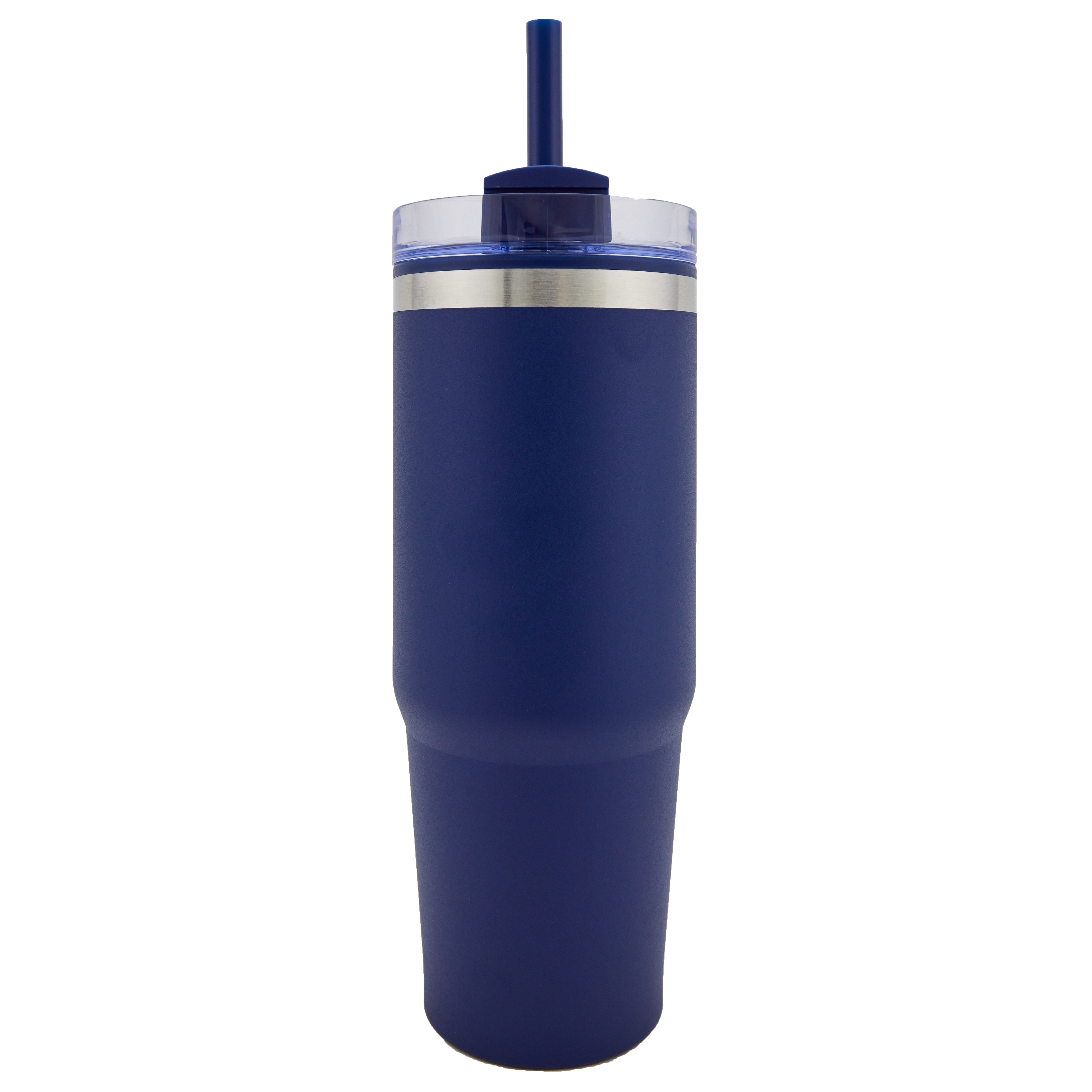 Madison 30oz SS/PP Tumbler with Straw (Navy Blue)