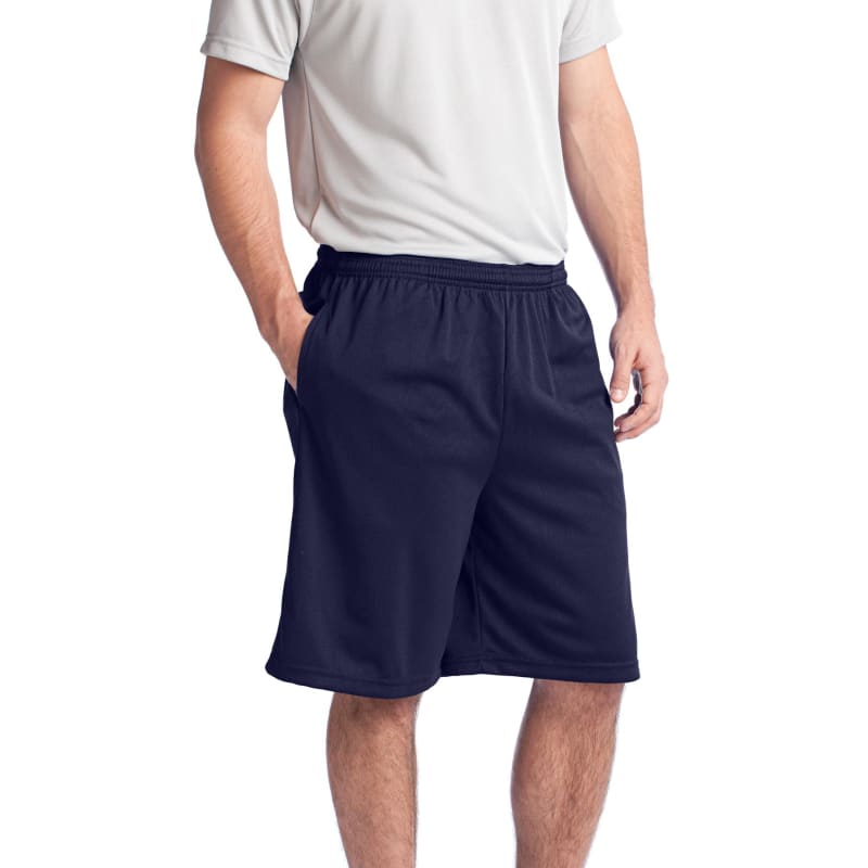 Sport-Tek PosiCharge Tough Mesh Pocket Short. 1