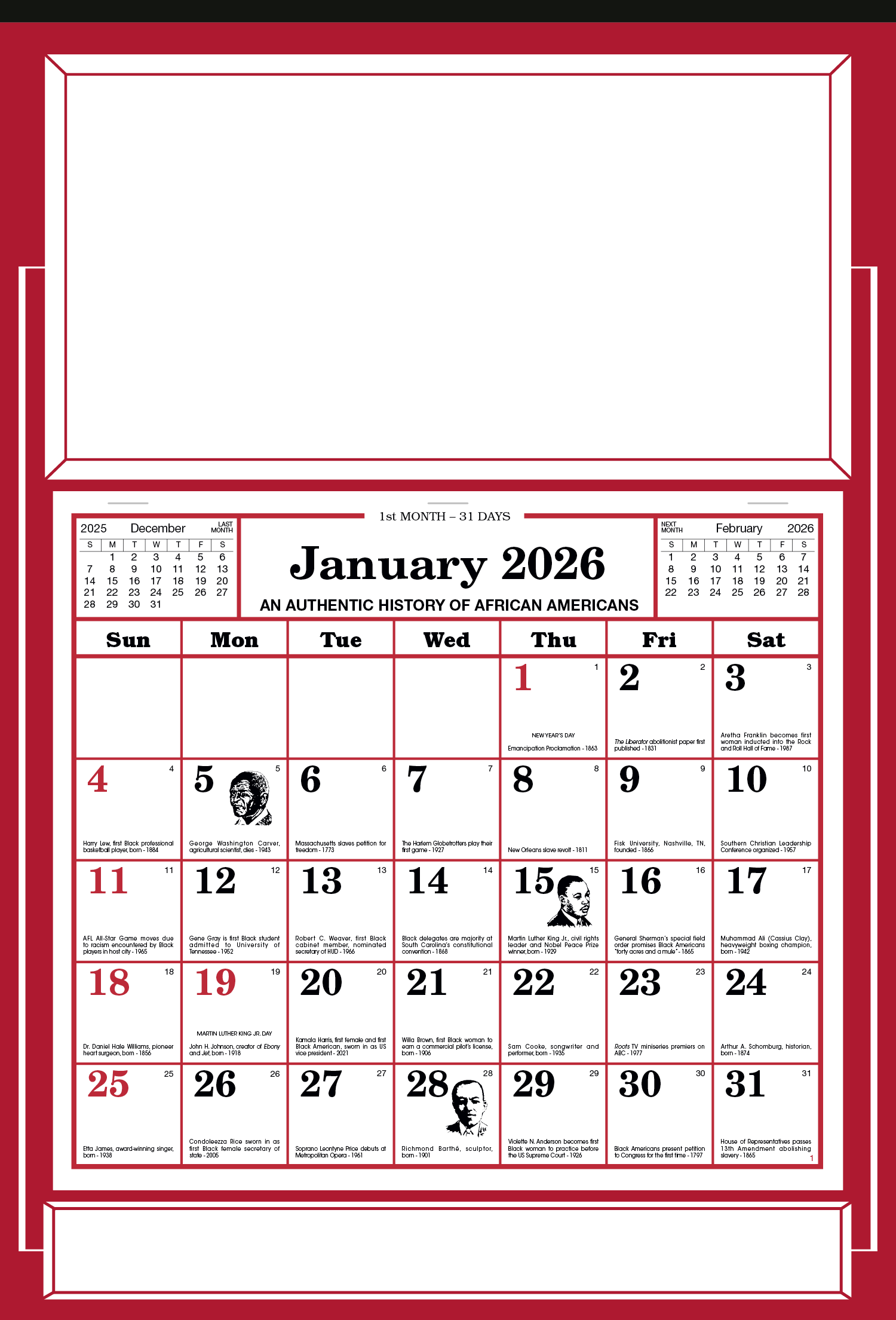Skinner & Kennedy® Apron Calendar 9