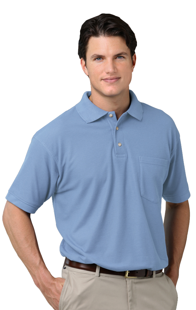 Men's Scotchgard Pique Polo with Pocket 16