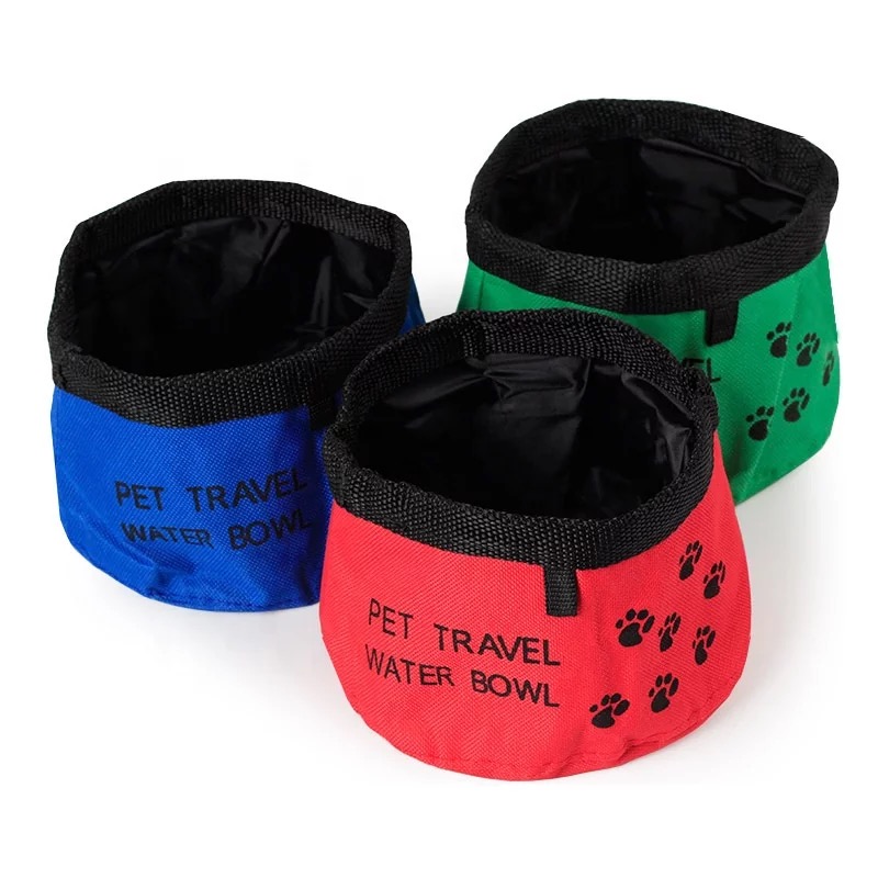 Portable Pet Water Bowl/ Waterproof Folding Travel Dog Bowl 2