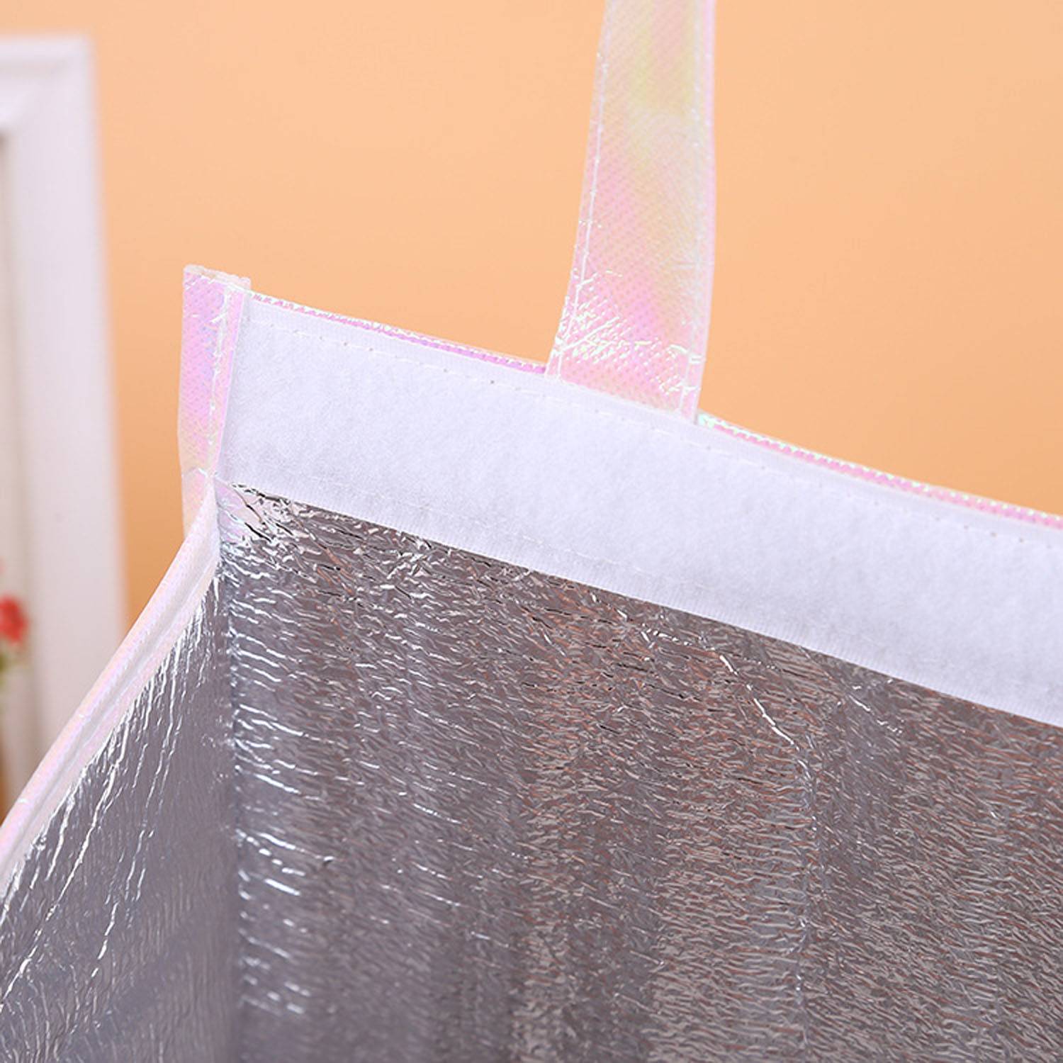 Lightweight Non-Woven Insulated Velcro Tote Bag 5