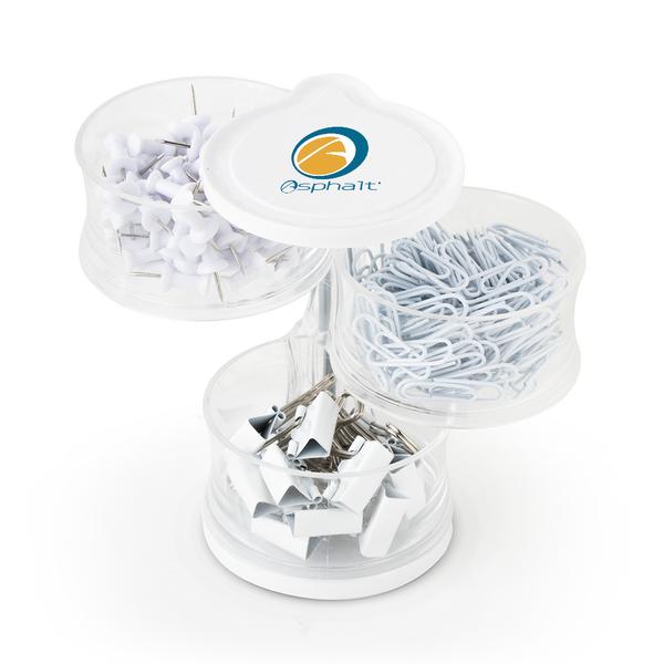 Tower of Clips and Push Pins 10