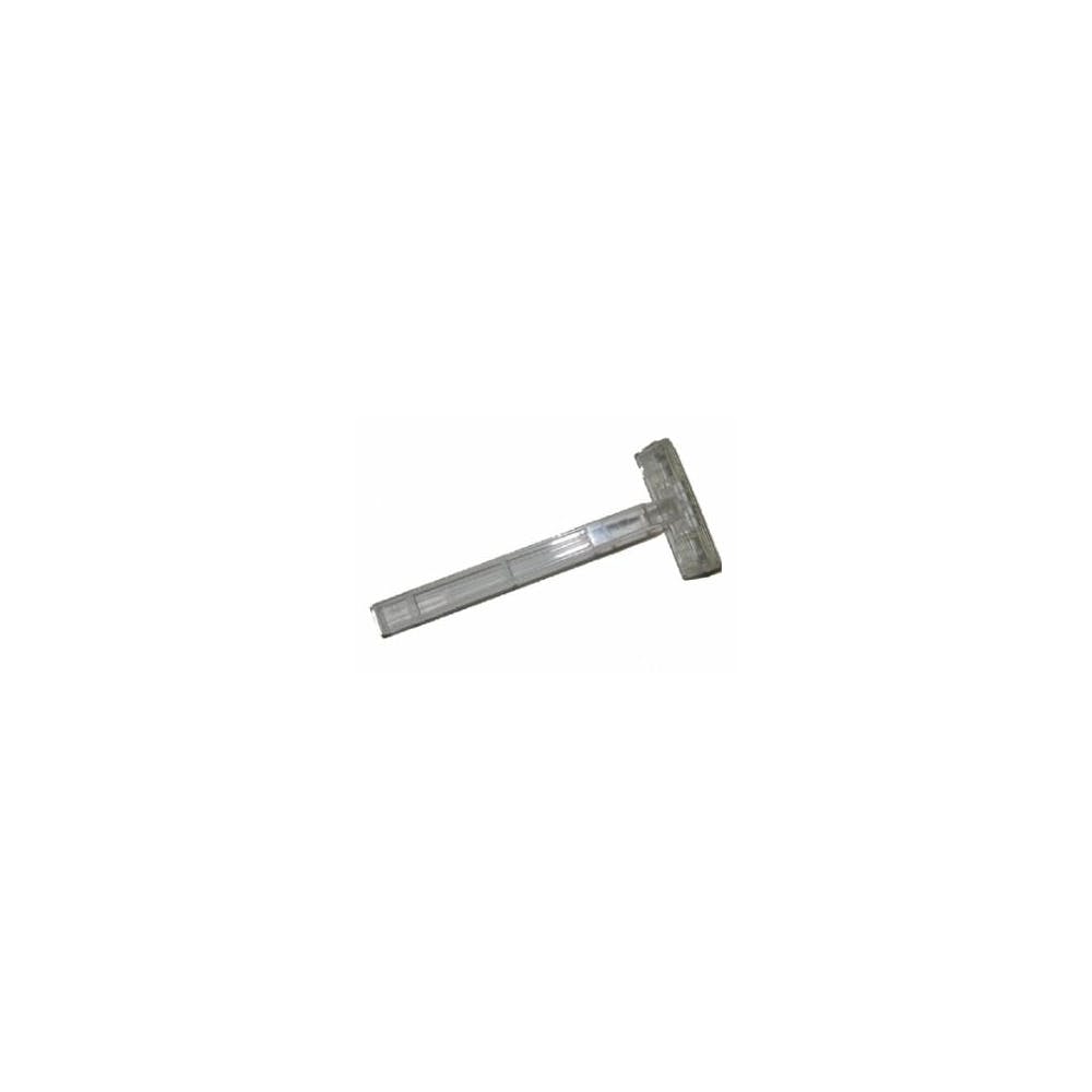 Single Blade Razors - White Safety Cover 4" 1