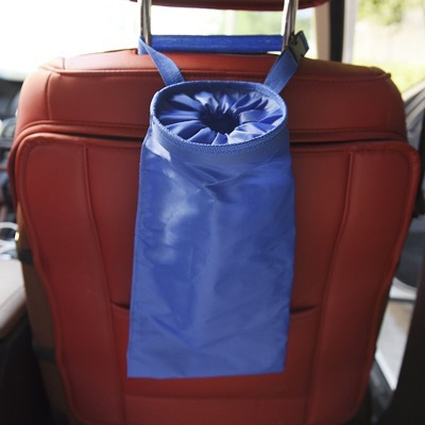 Waterproof Car Trash Can Back Seat Hanging Garbage Bag 11