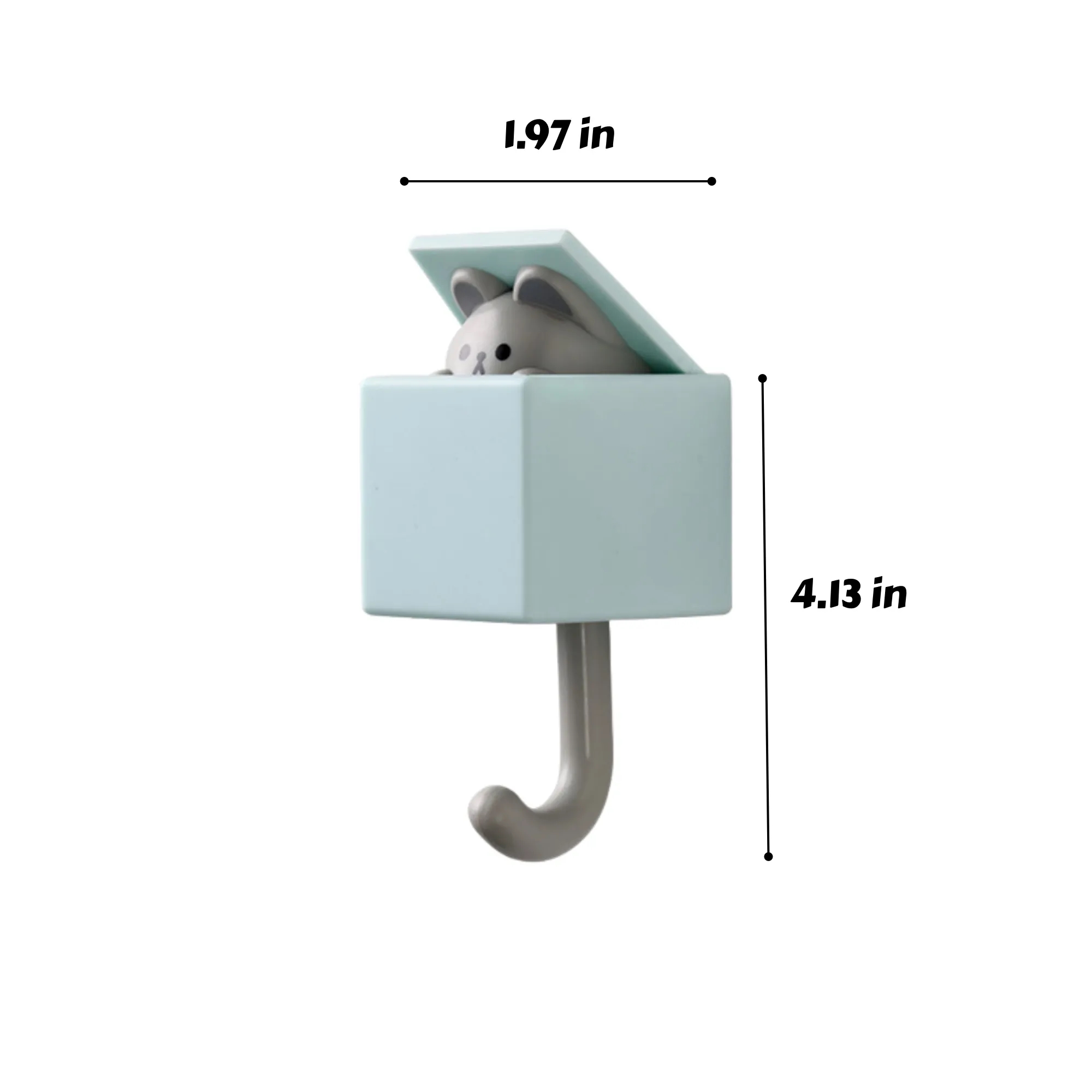 Cute Animal Hooks Adhesive Wall Hangers 2