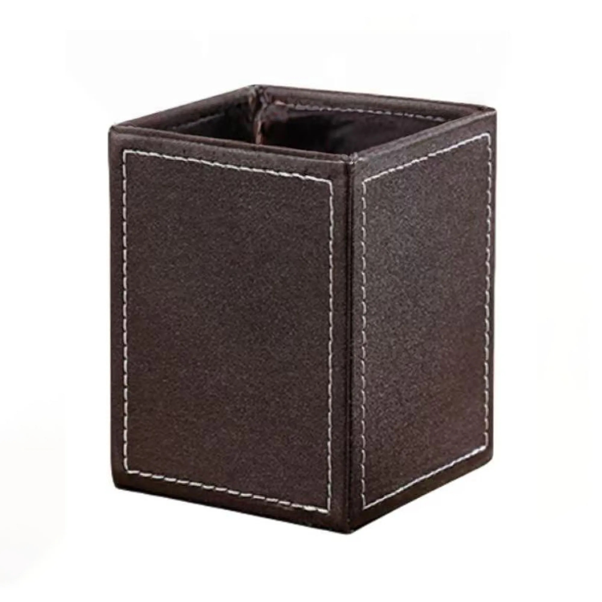 PU Leather Square Pen Holder 2