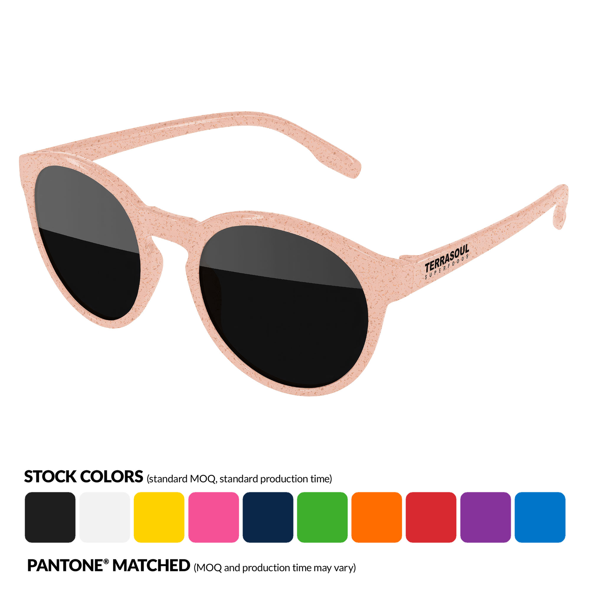 Wheat Vicky Sunglasses with /1 color imprint 7
