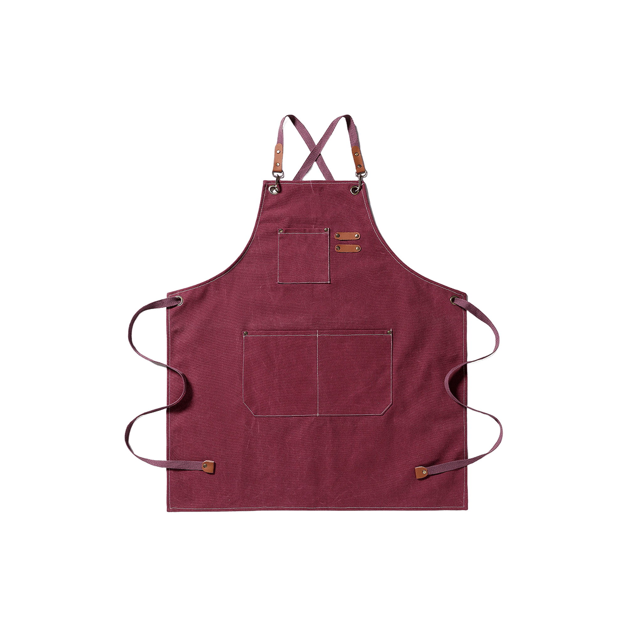 Waterproof And Oilproof Canvas Kitchen Apron 2