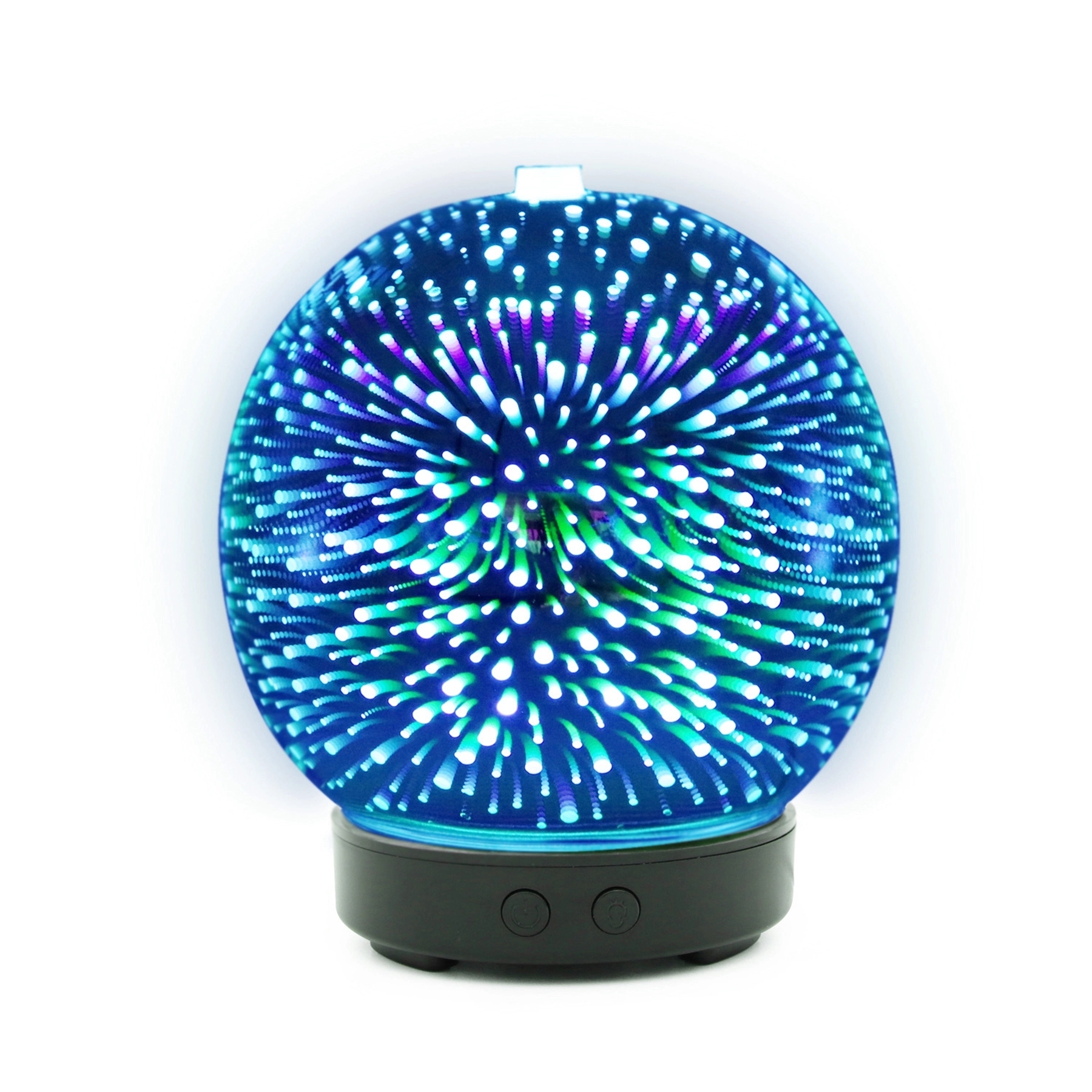 Glass Night Light 3D Design Essential Oil Aroma Humidifier 12