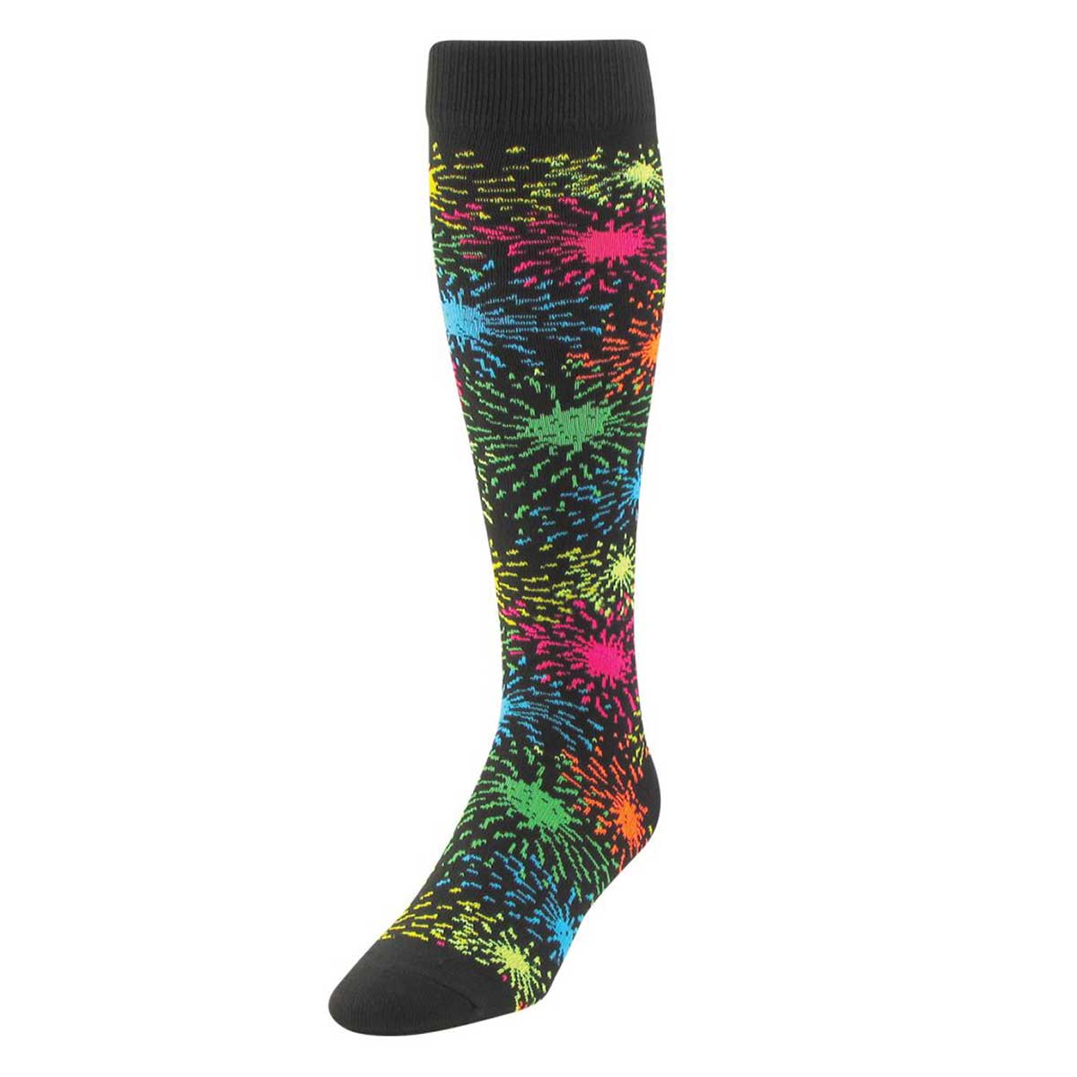 Krazisox Fireworks Over the Calf Socks 1