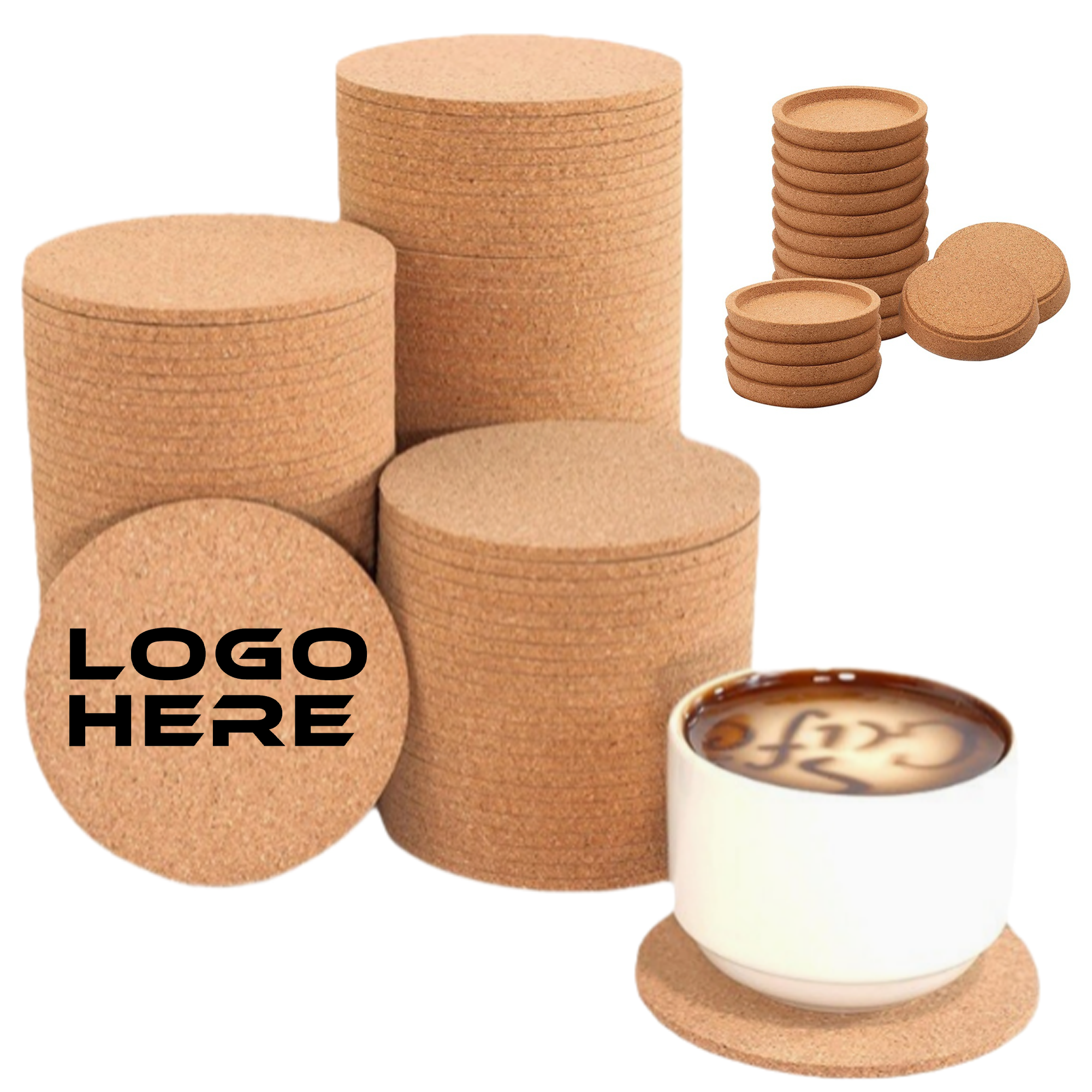 Reusable Cork Coffee Coaster 4