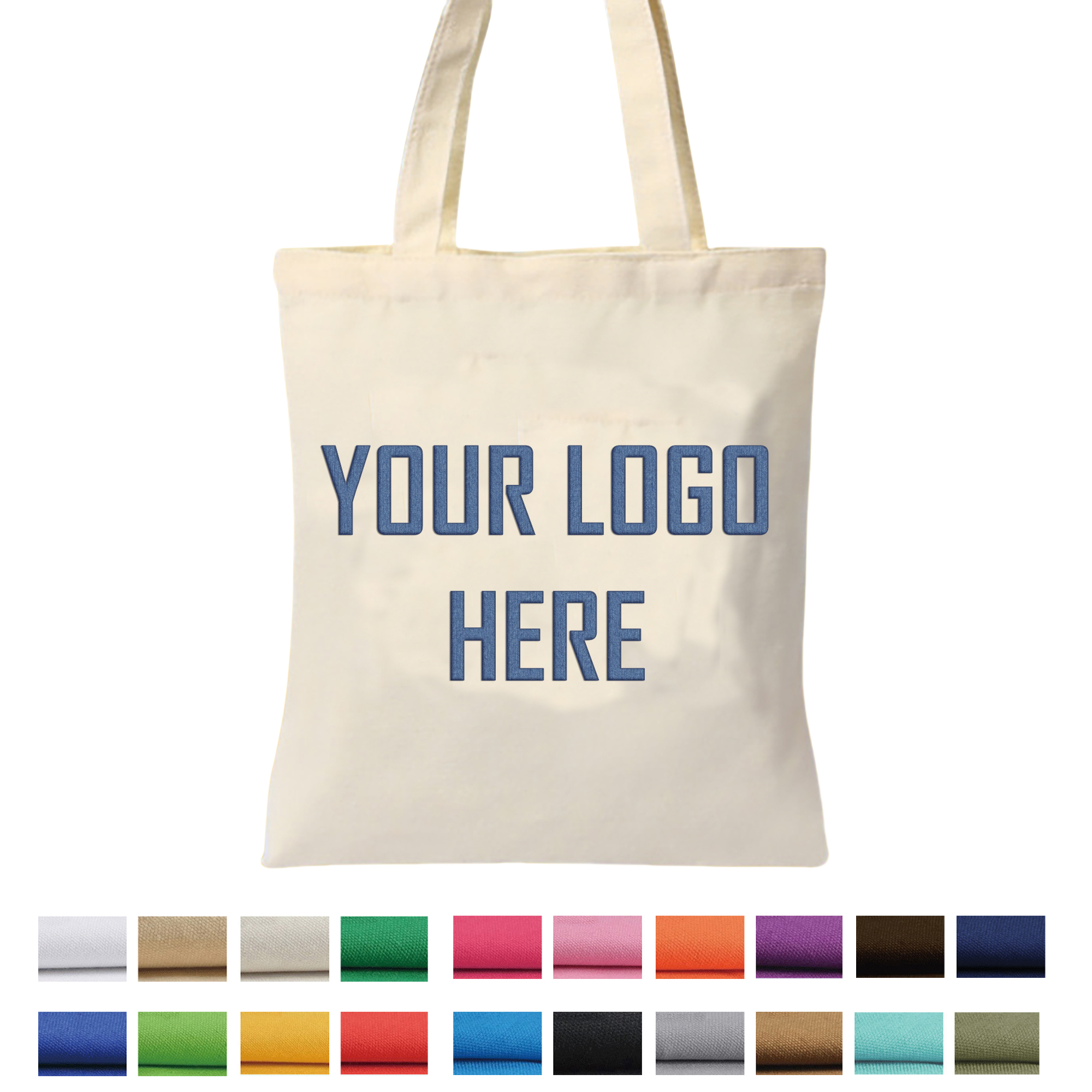 Canvas Tote Bag, custom tote bag with logo imprint 1