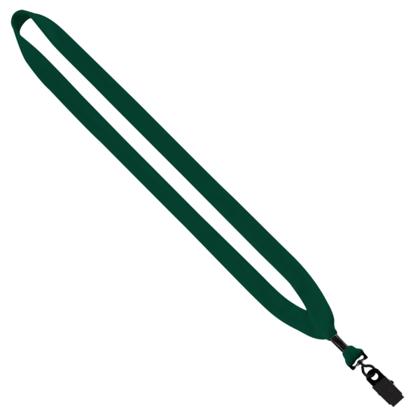 3/4" Cotton Lanyard with Metal Crimp & Split-Ring 79