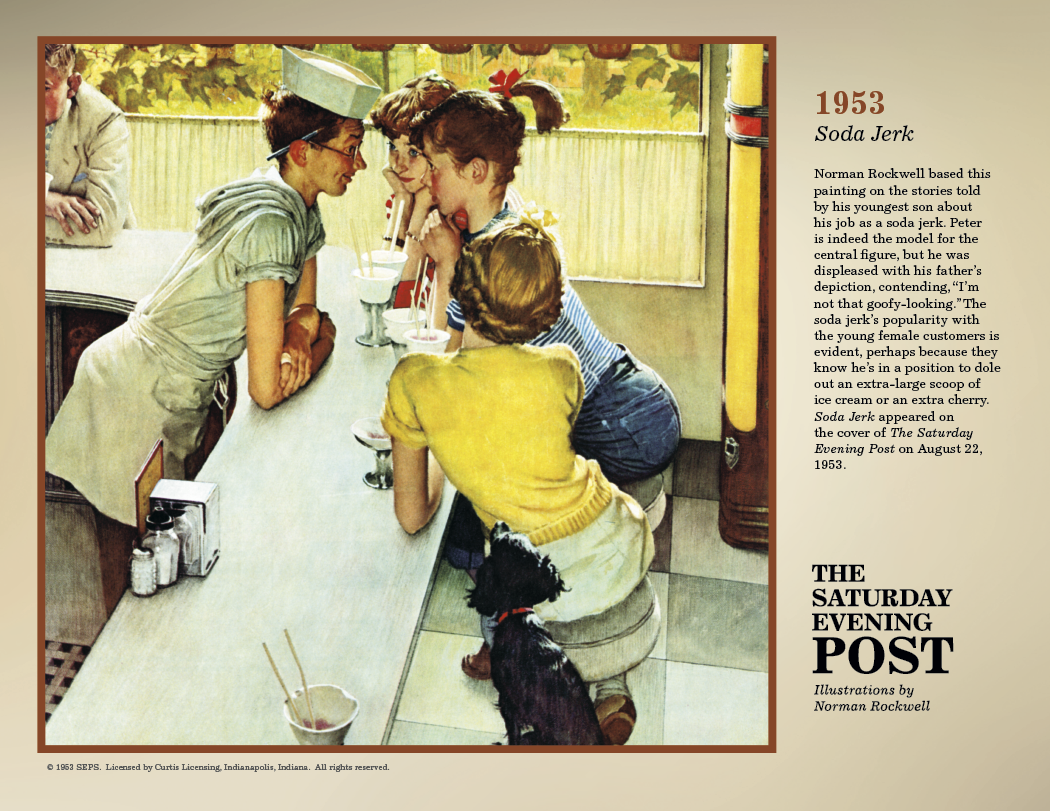 Triumph® Calendars The Saturday Evening Post Illustrations by Norman Rockwell Calendar 16