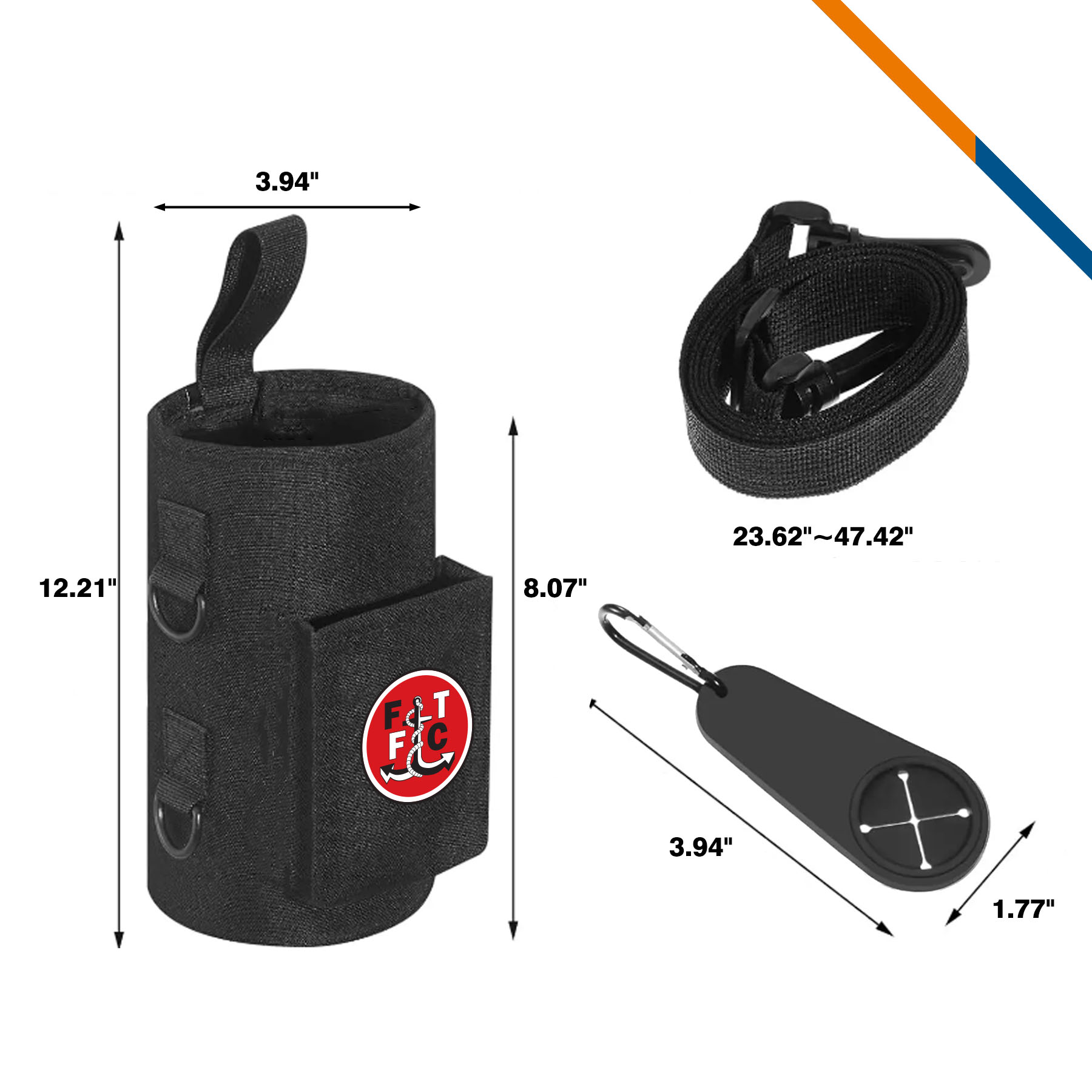 Xandri Magnetic Water Bottle Pouch 6