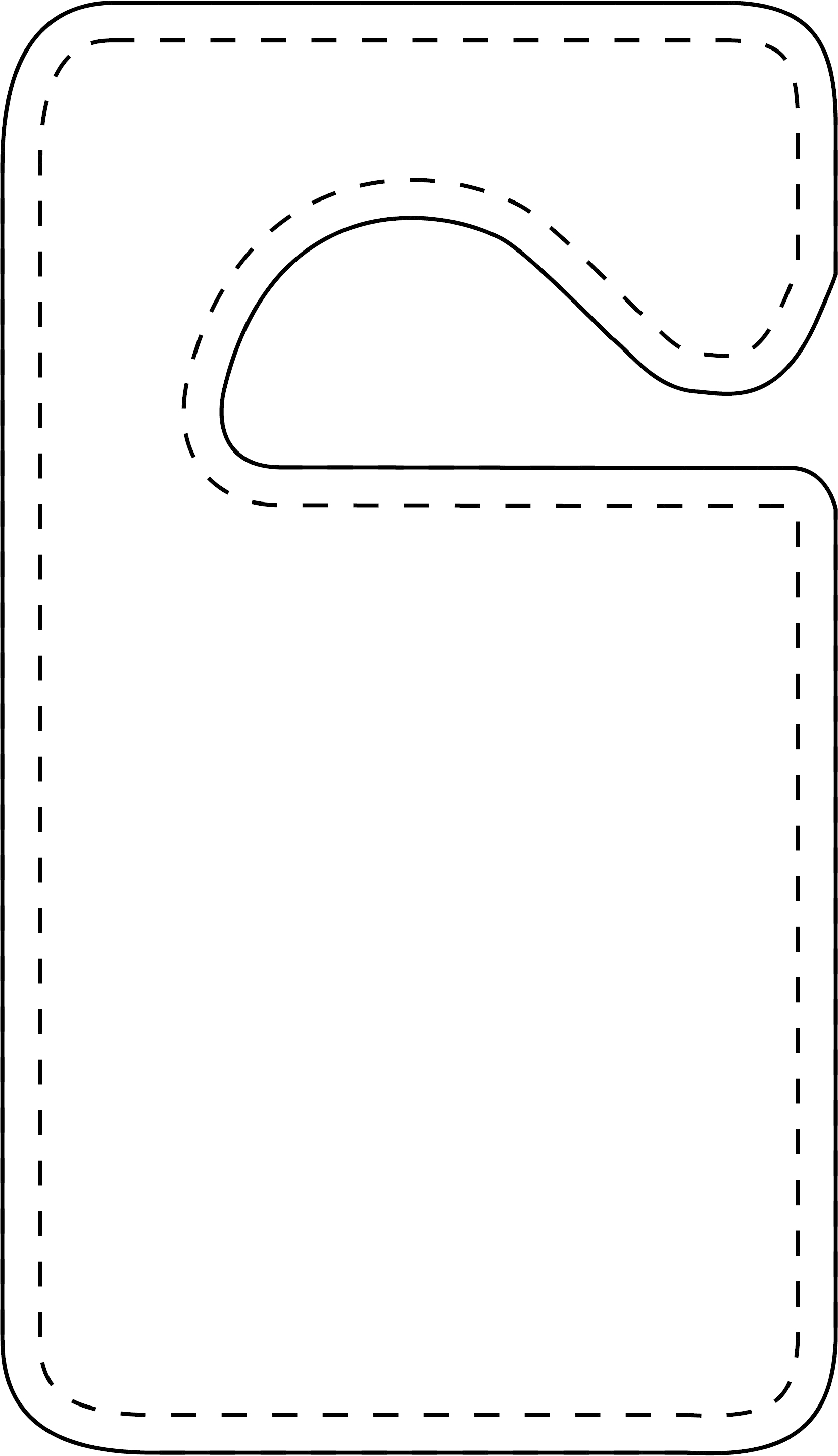 Plastic Security Hang Tag (2 3/4"x4 3/4") 7