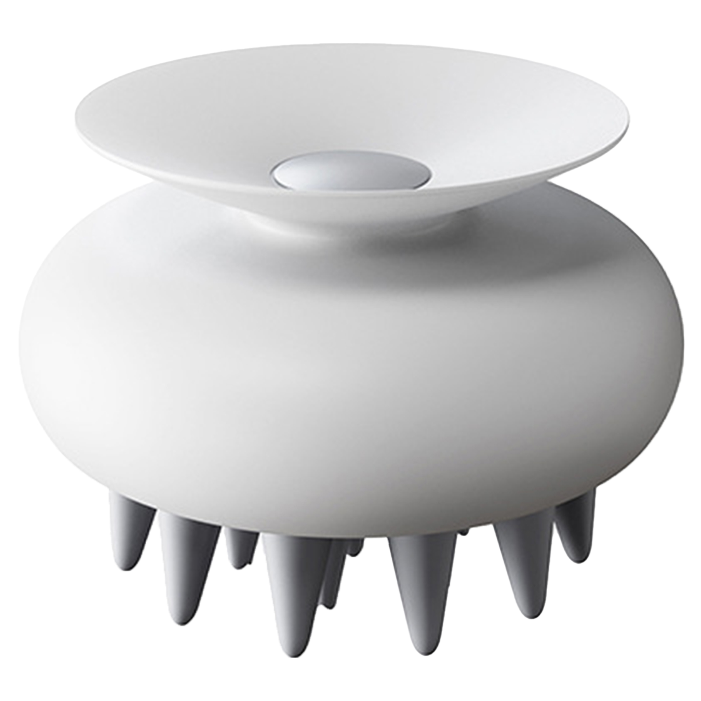 Abs Household Suction Cup Hair Brush 2
