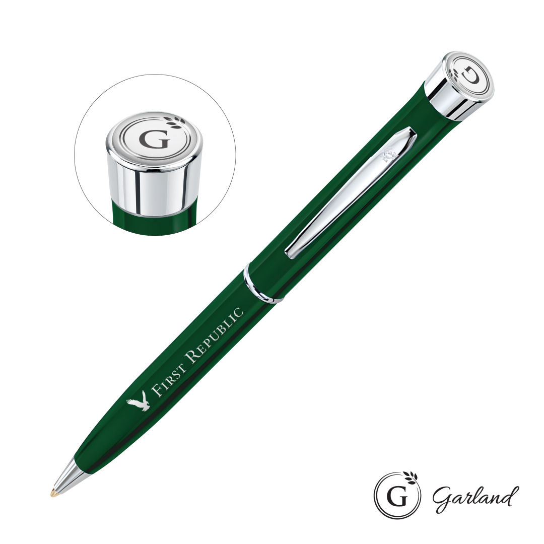 Garland® Color Twist Ballpoint Pen - Chrome Accent 9
