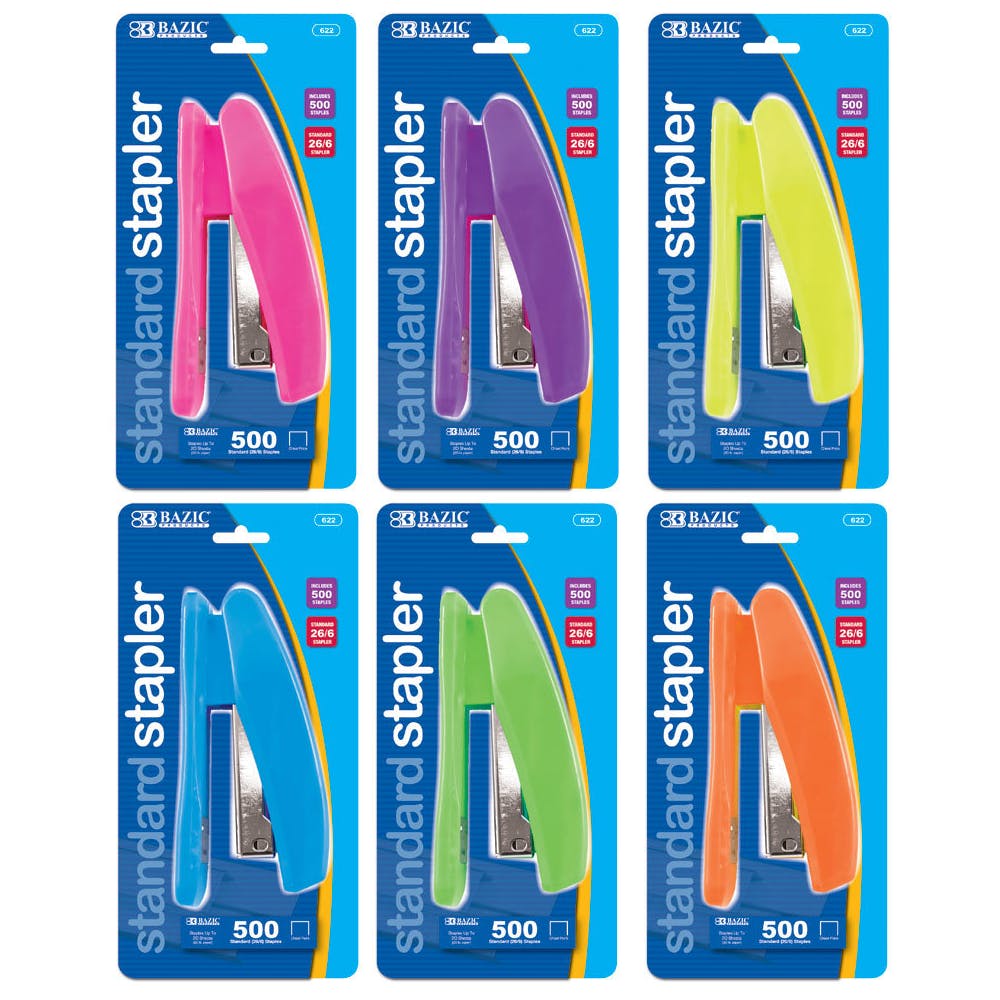Staplers - Standard Assorted Colors 2