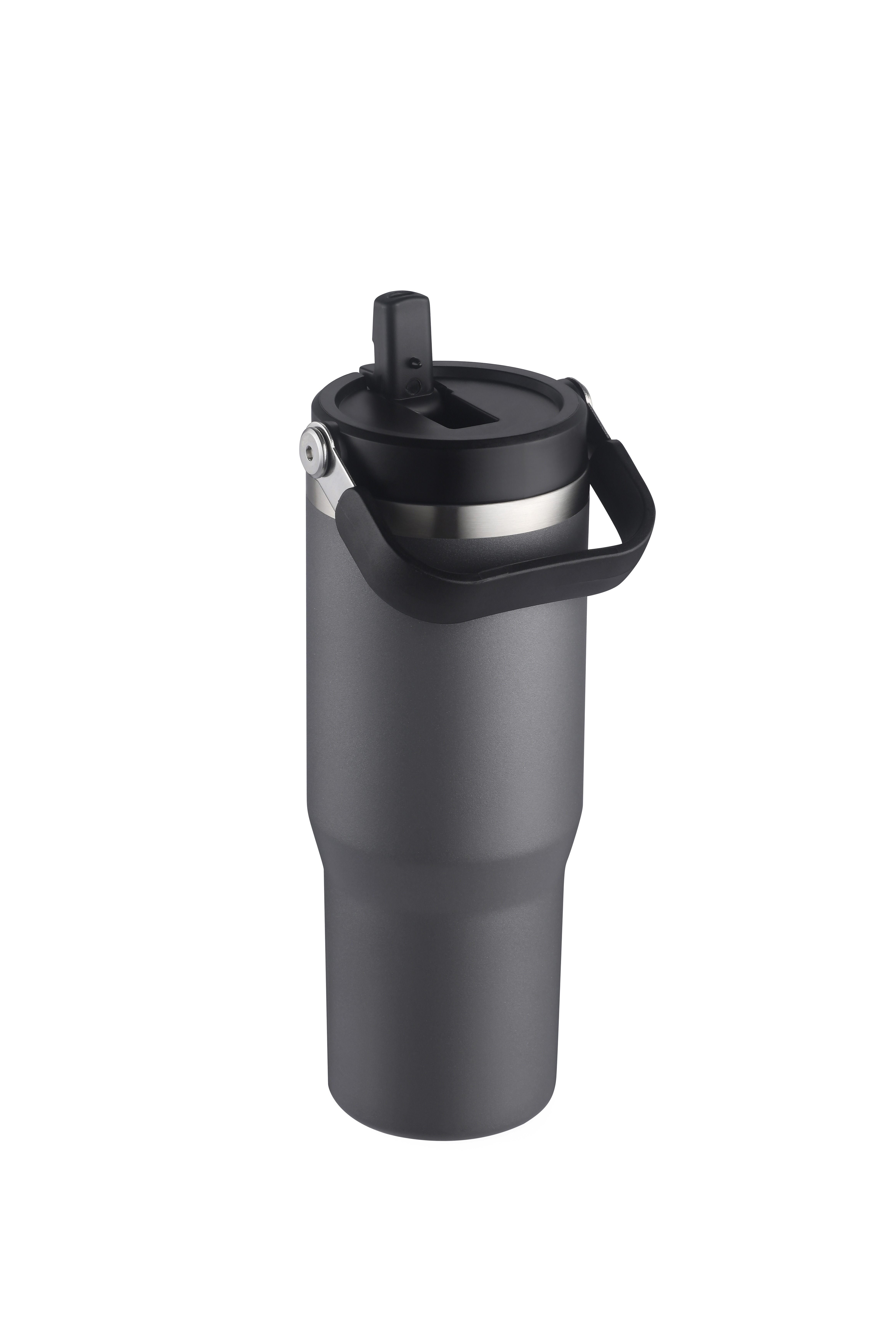 Endura 30 oz Gray Stainless Steel Bottle, custom water bottle with logo imprint 2