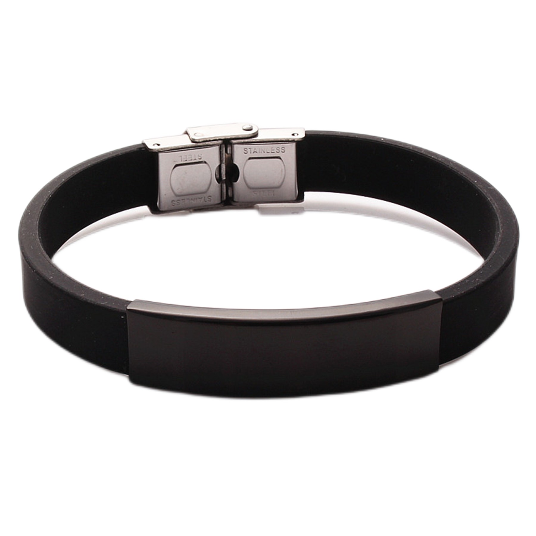 Men'S Personalized Silicone Bracelet 6