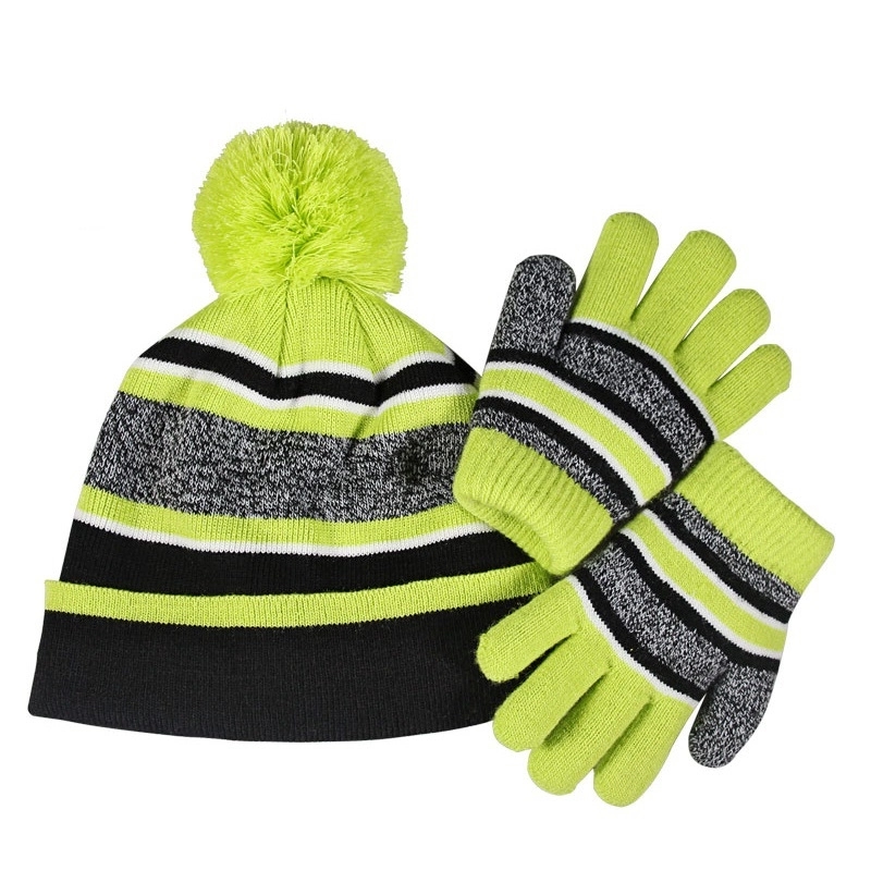Kids Hat Scarf Gloves Toddler Winter Knit 2 Set 6