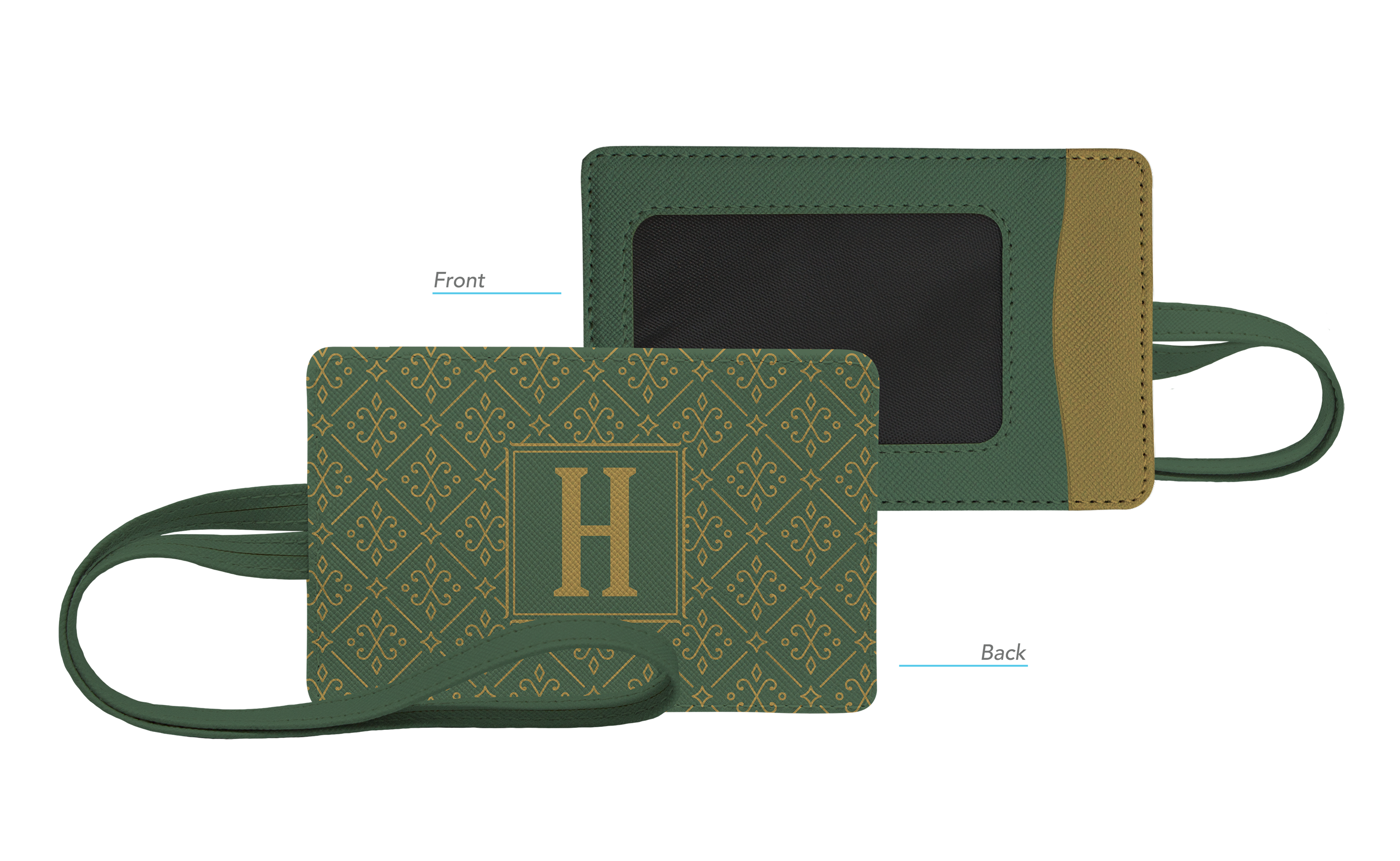 LVL Vegan Leather Luggage Tag