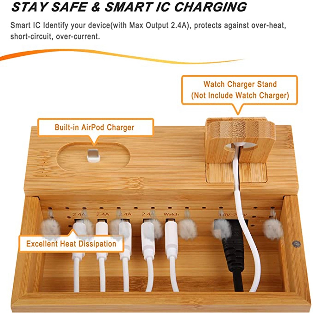 Bamboo Charging Station 2
