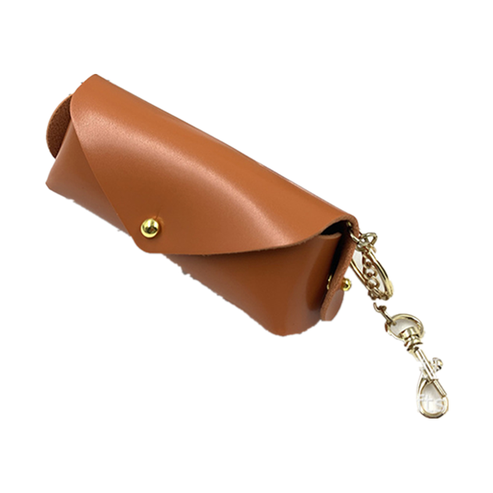 Portable Leather Lipsticks Organizer With Keychain 5