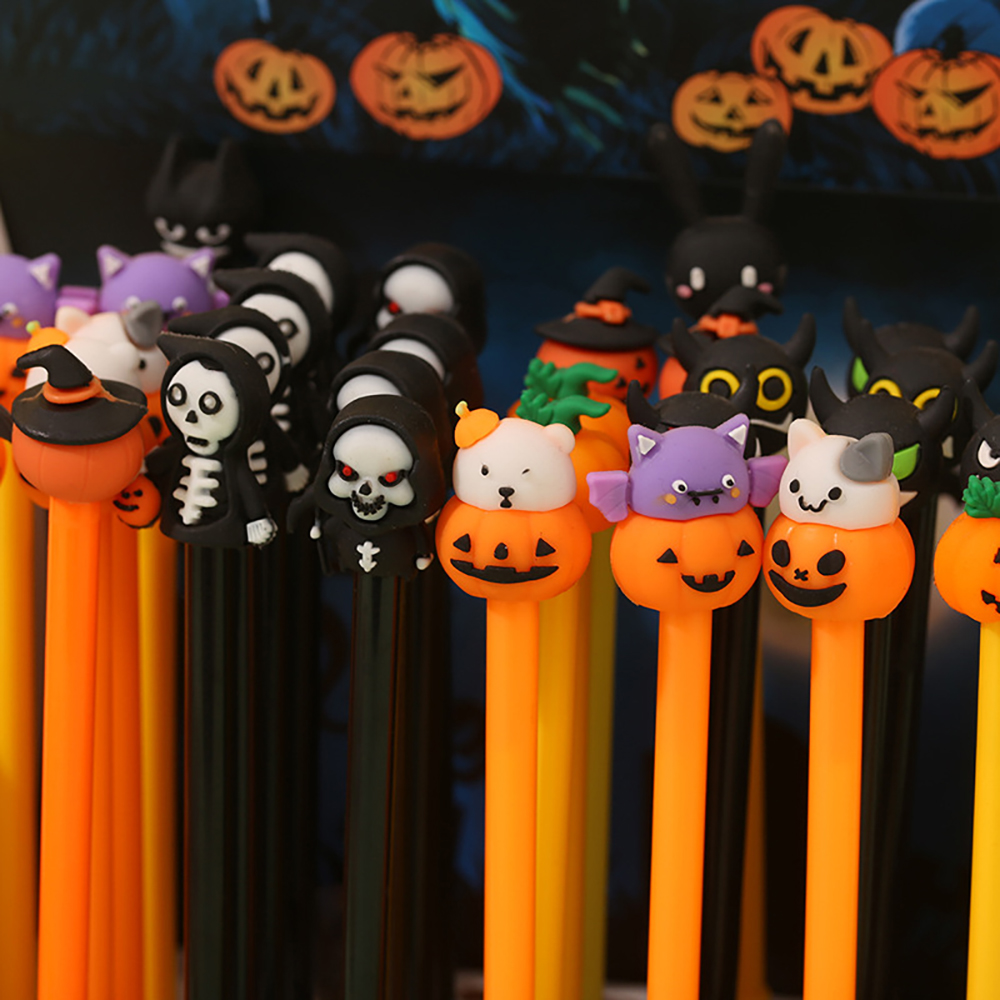 Halloween Pumpkin Head Gel Pen 5