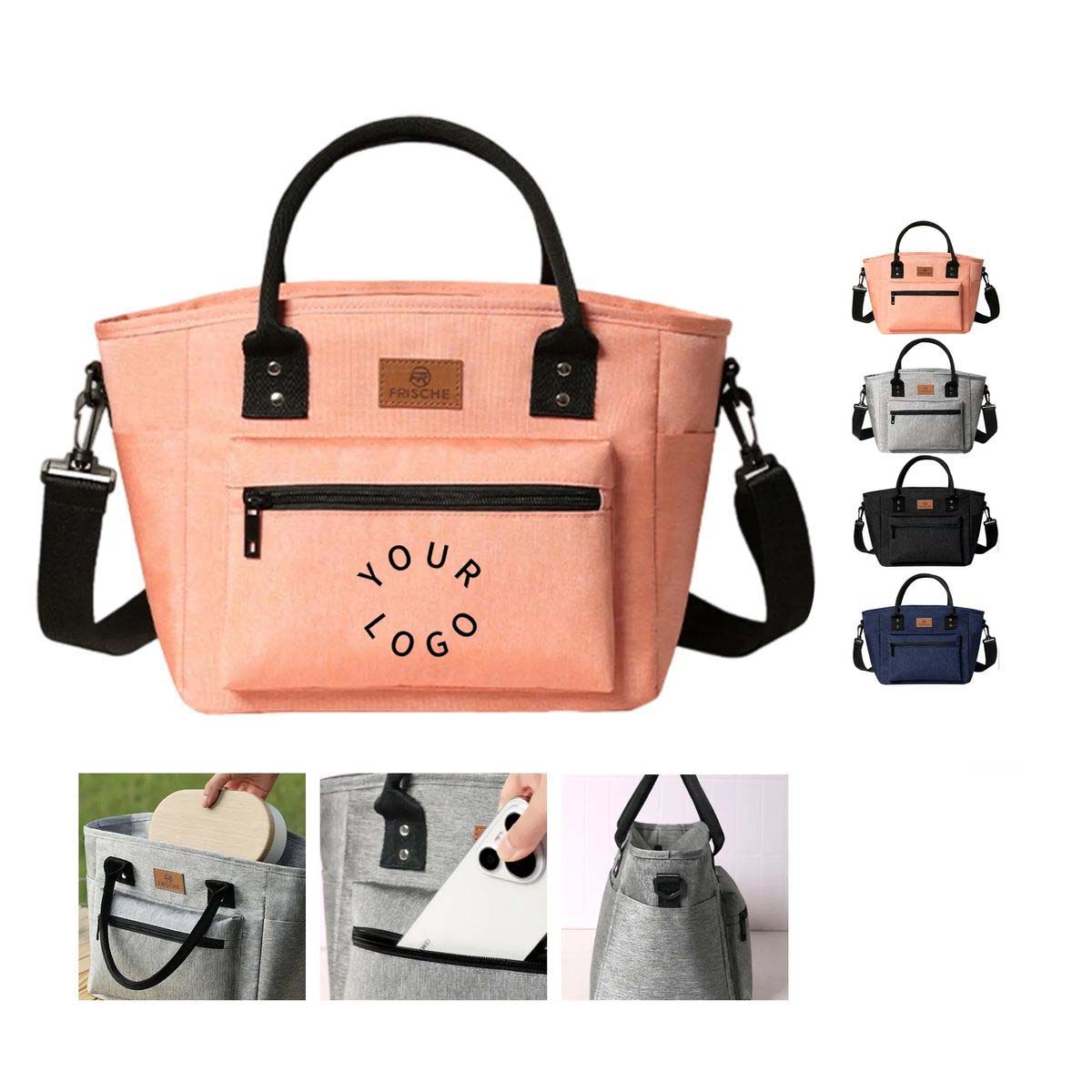 Comfortable Handle Lunch Bag for Work and Travel 5