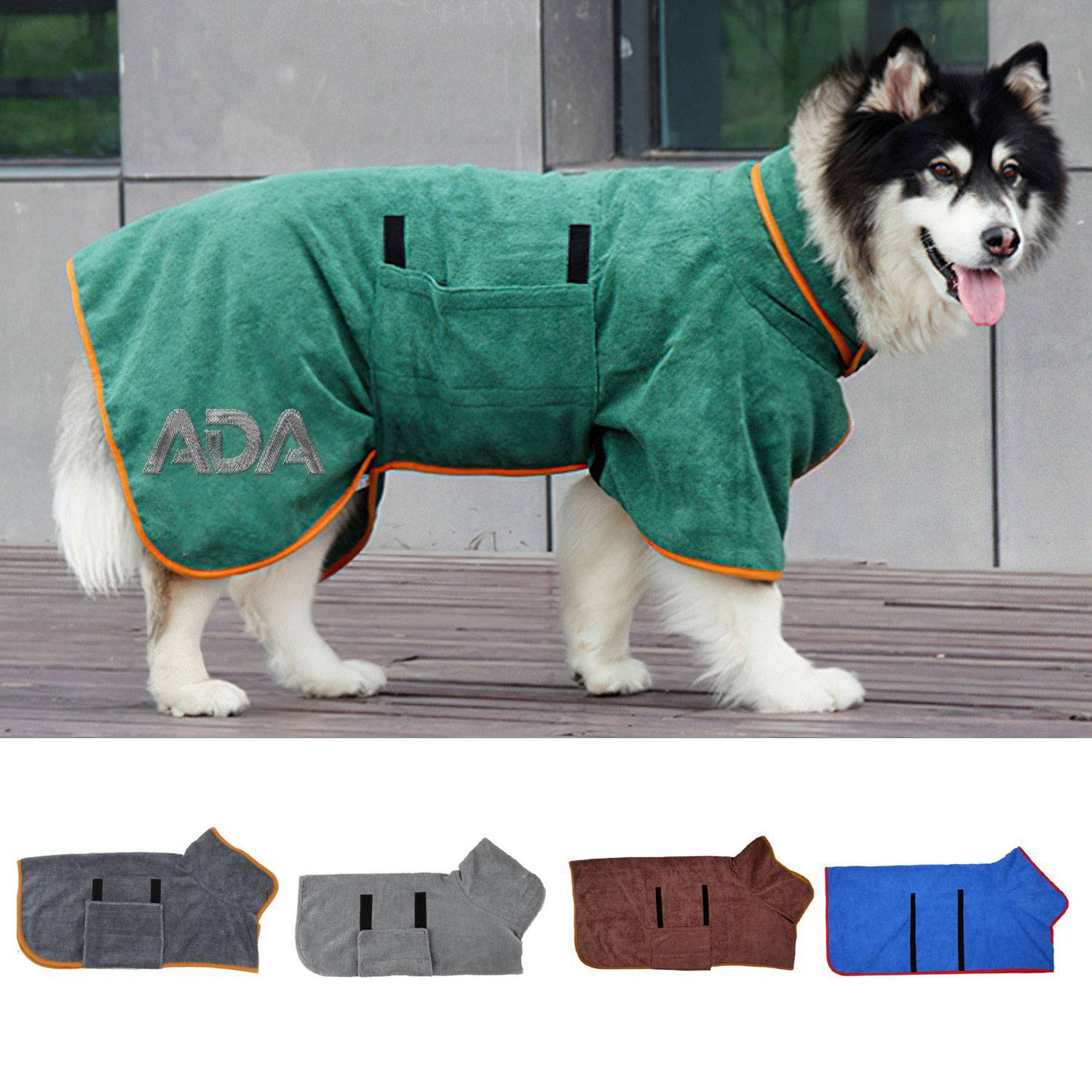 Quick Dry Nanofiber Dog Bathrobe 8