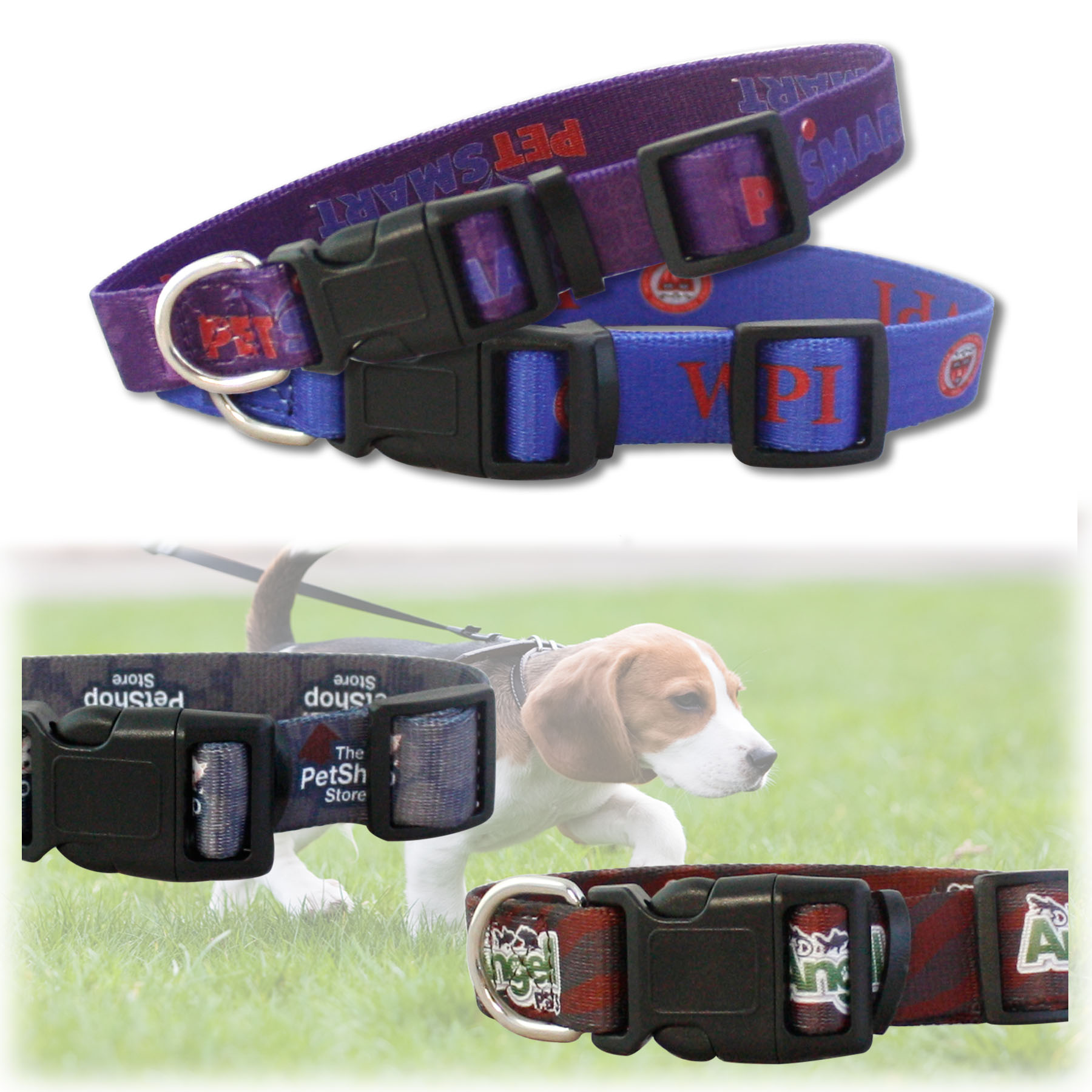 Free Shipping Sublimation Low MOQ. Dog Collar-1"w Full Color 3
